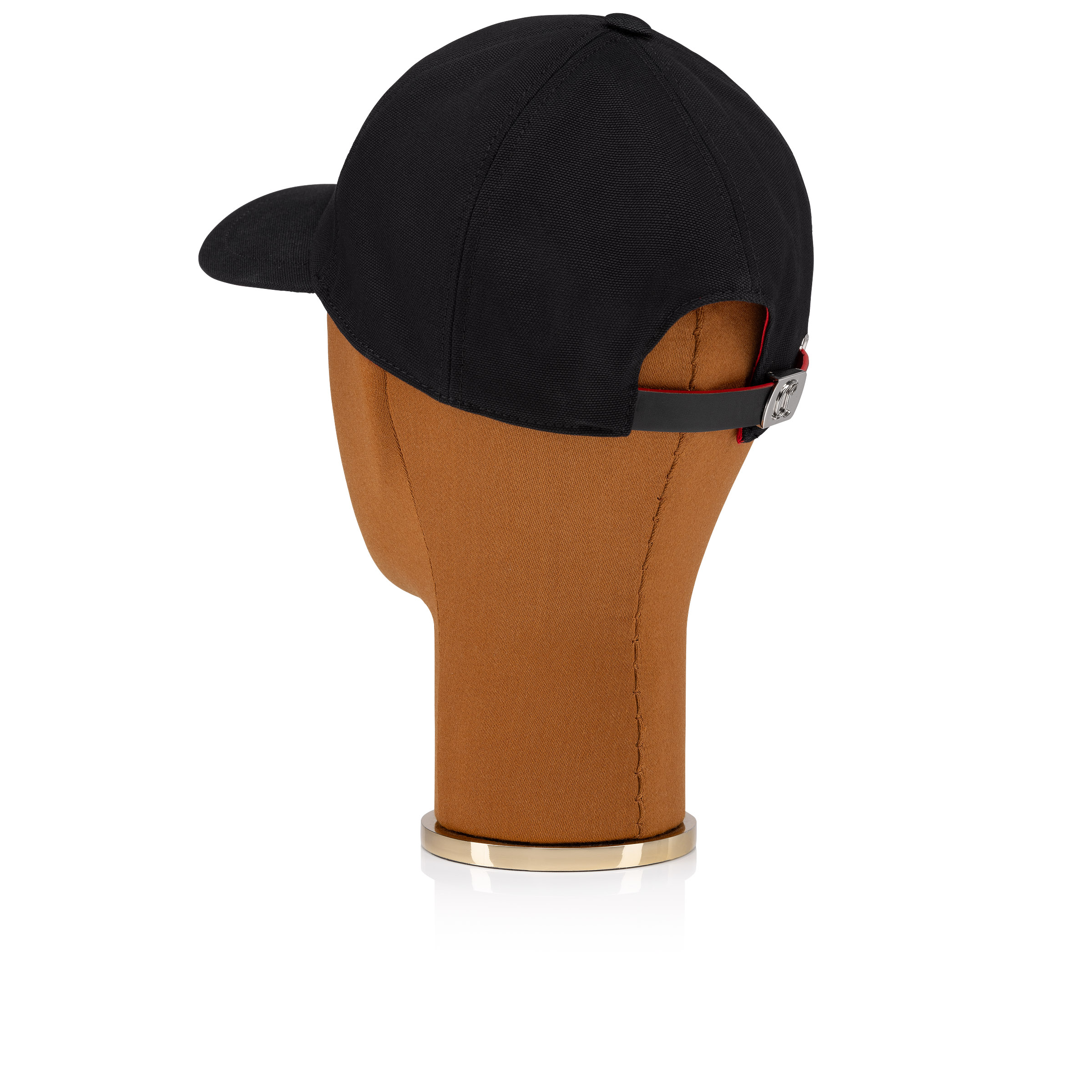 Christian Louboutin ベースボールキャップ Enky Spikes - Baseball cap - Canva and spikes - Black