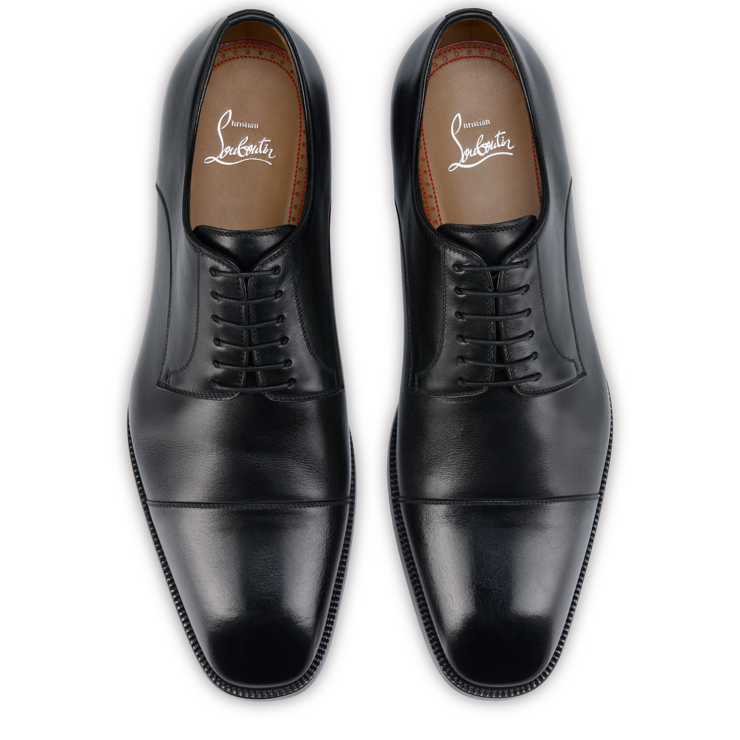 ドレスシューズ・革靴・ビジネスシューズ CHRISTIAN LOUBOUTIN TOP 5 DERBY SHOES Top 5 - Derbies - Calf leather - Black - Men - Christian