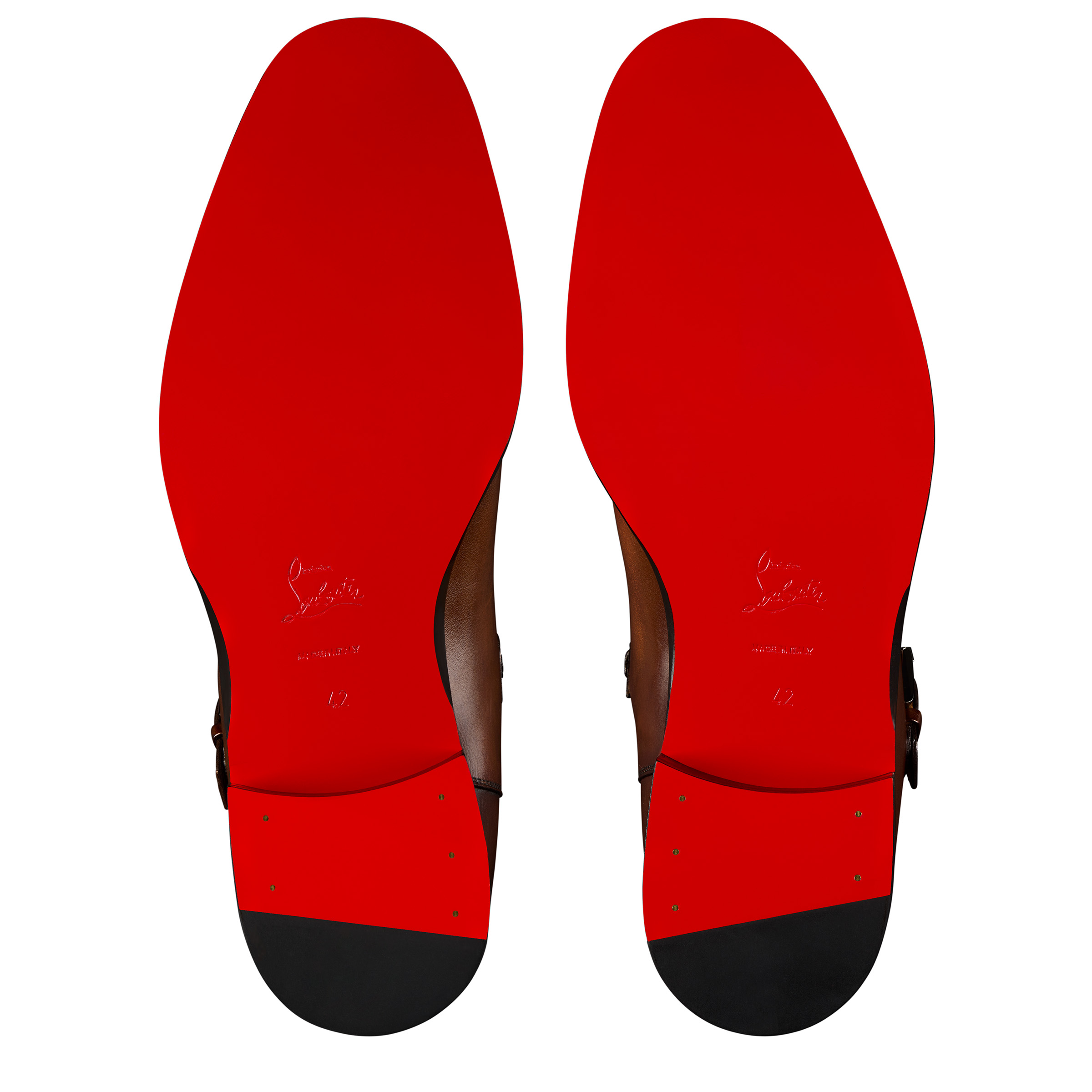 Christian Louboutin◆Sartosea サルトーセア アンクルブーツ Sartosea - Low boots - Patinated calf leather - Havane - Men