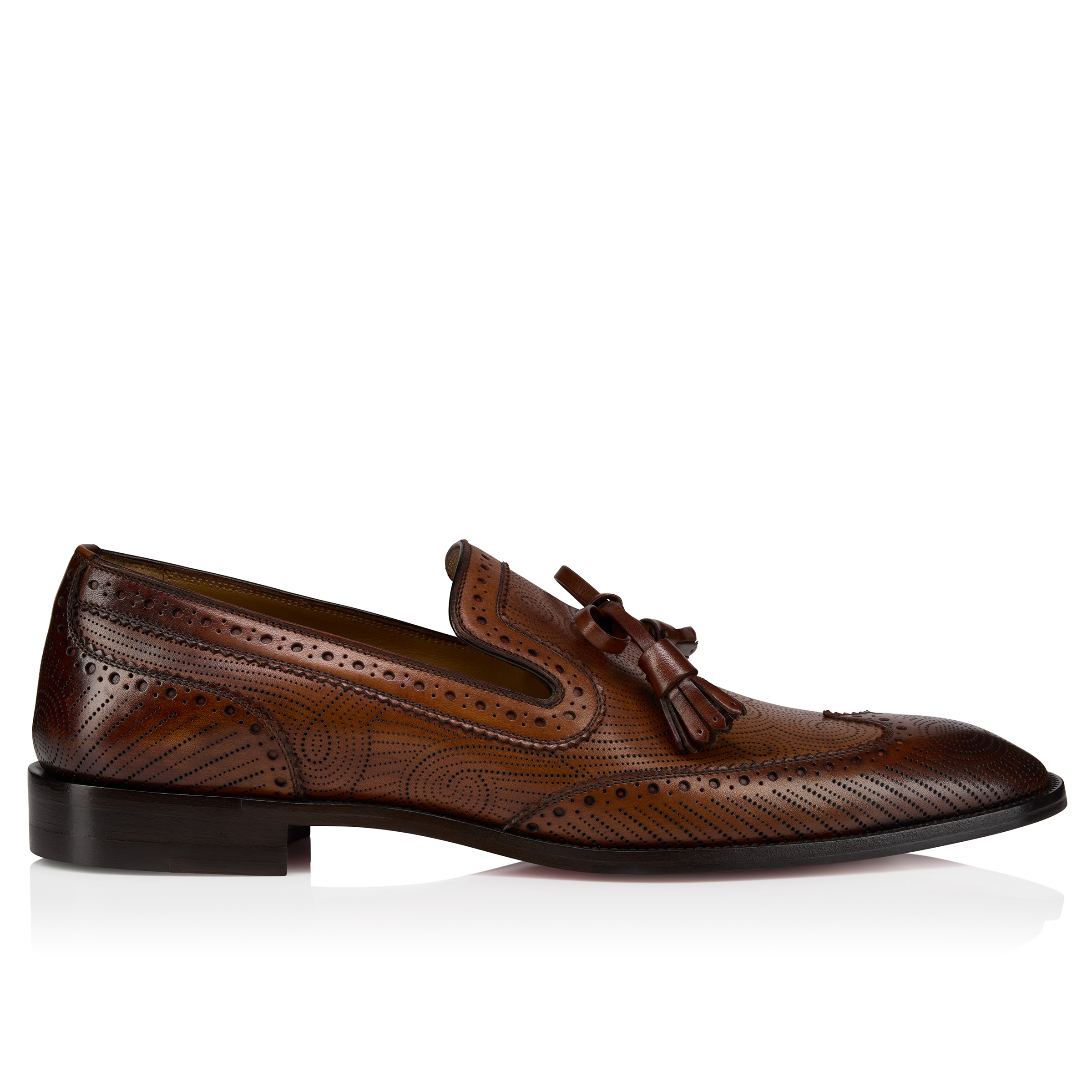Grave Moc - Loafers - Patinated calf leather - Havane - Men