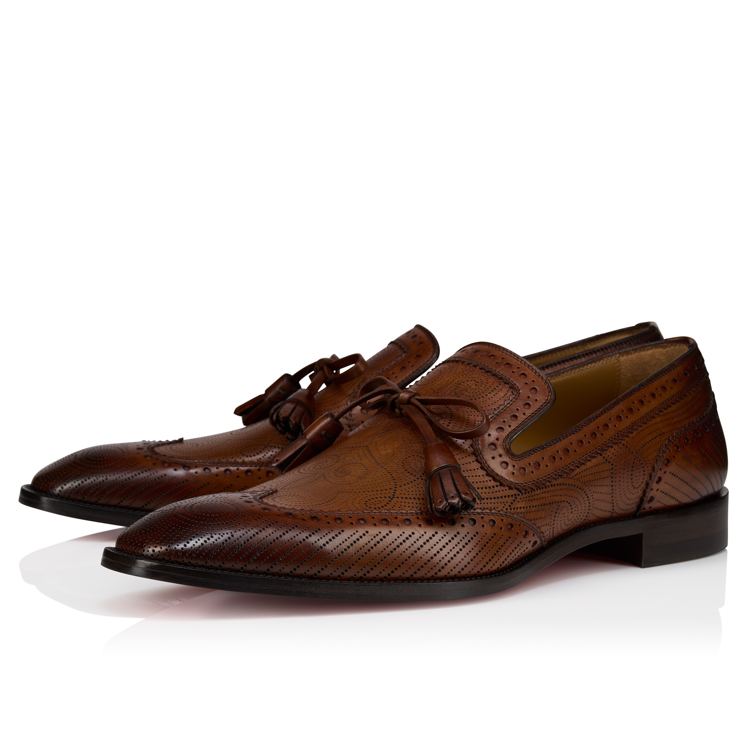 Grave Moc - Loafers - Patinated calf leather - Havane - Men