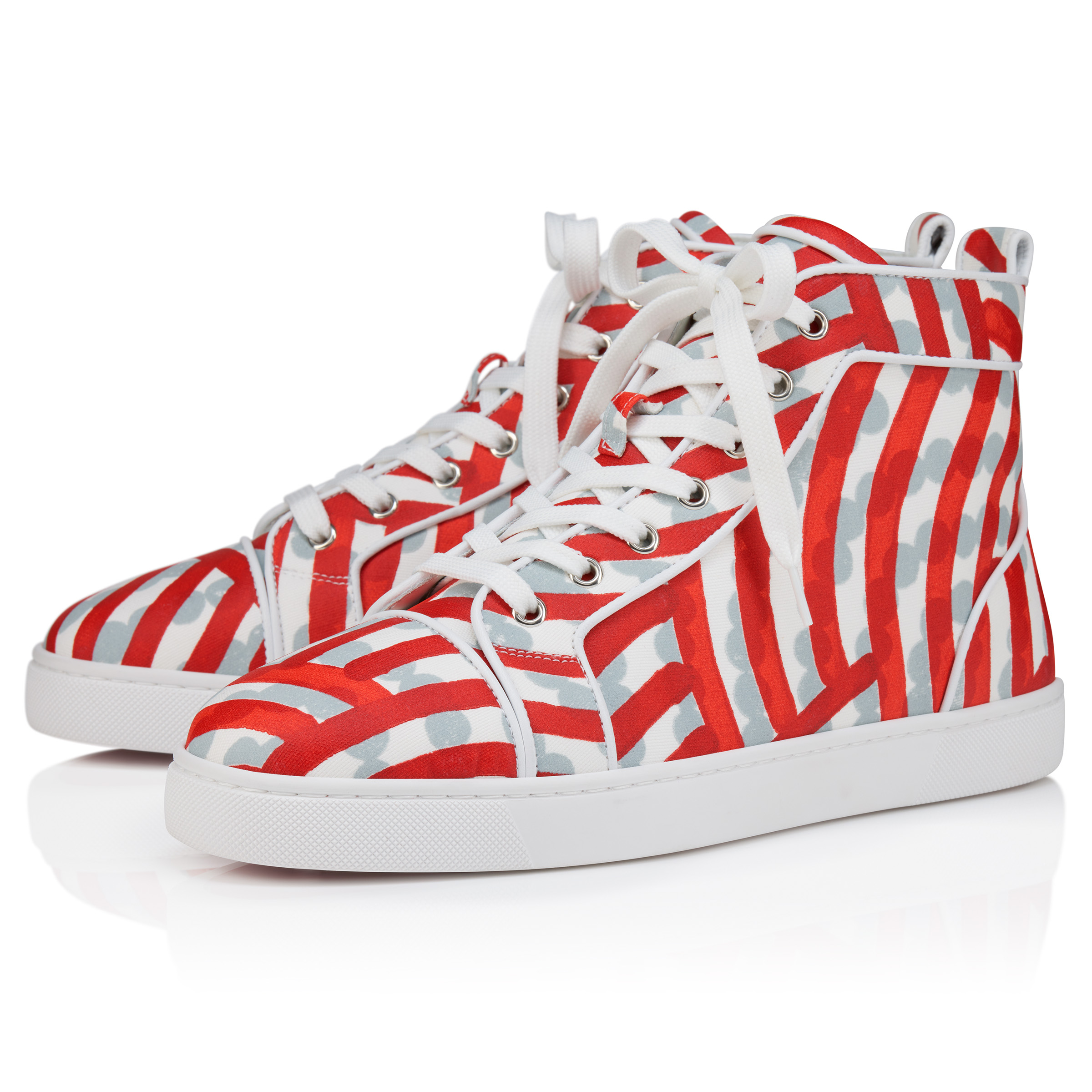 Christian Louboutinスニーカー Louis Junior Gaagal キャンバス Louis Junior - Sneakers - Gaagal coated canvas - Tropical
