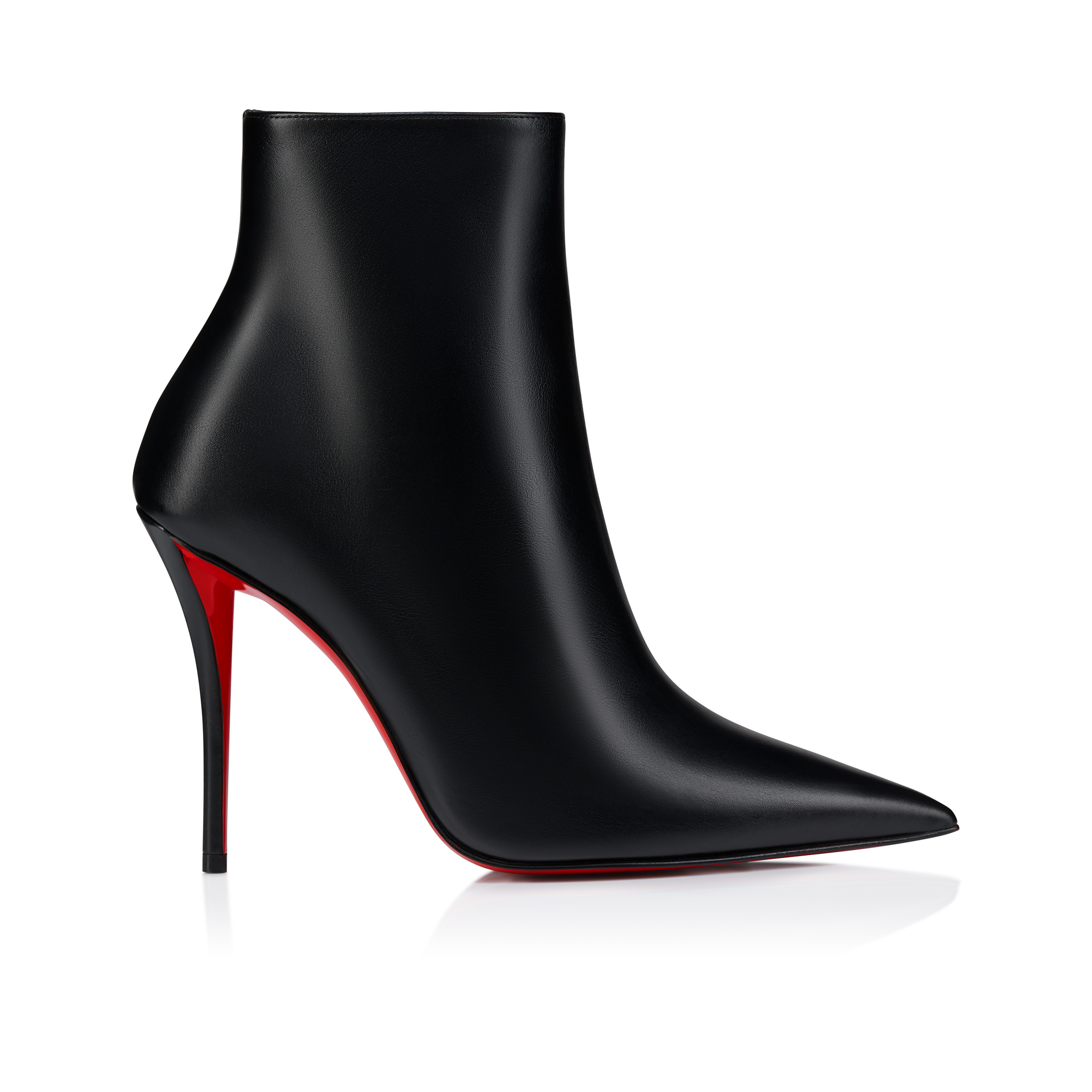 Miss Z Booty - 100 mm Low boots - Calf leather - Black - Women
