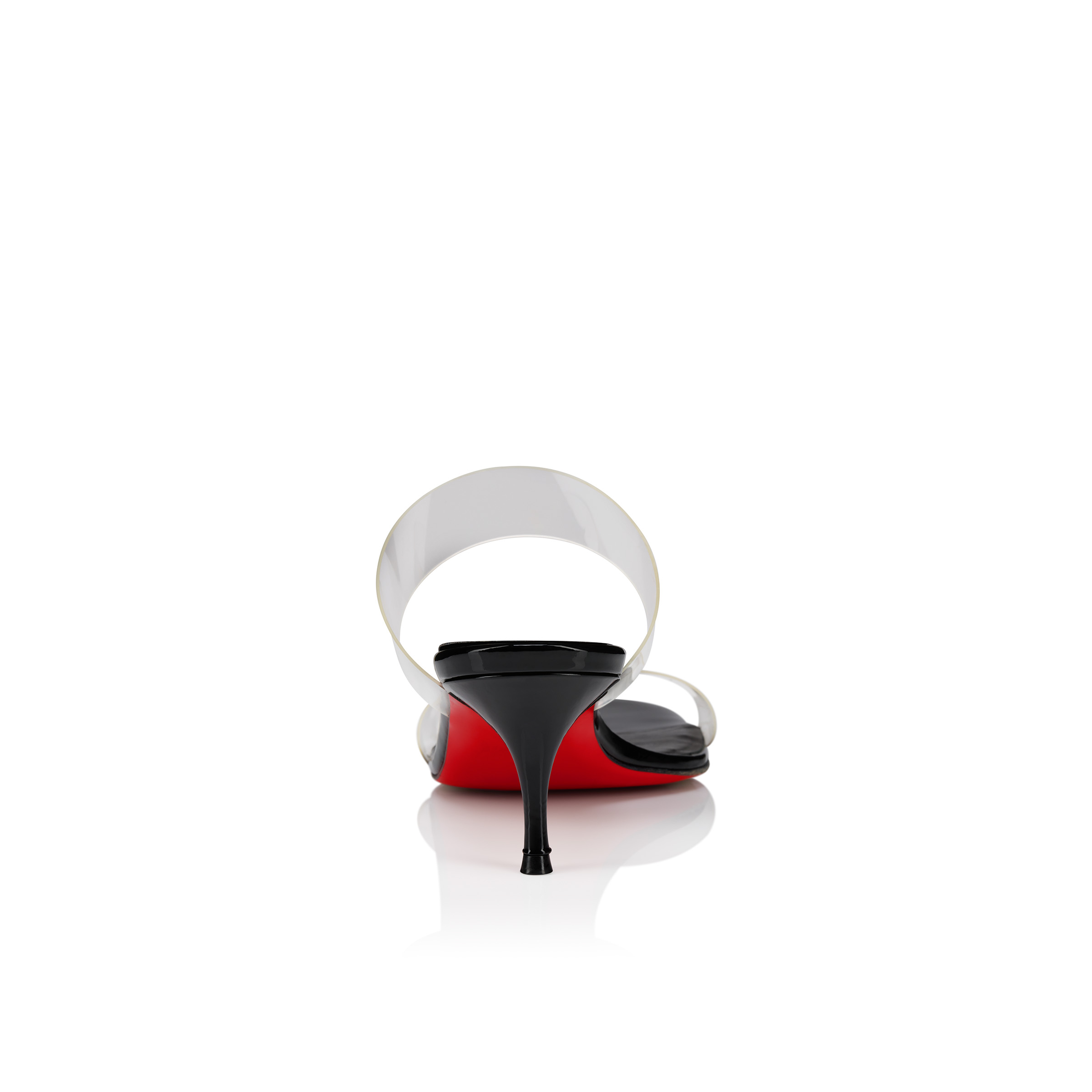 Just Nothing - 55 mm Mules - TPU and patent calf leather - Black