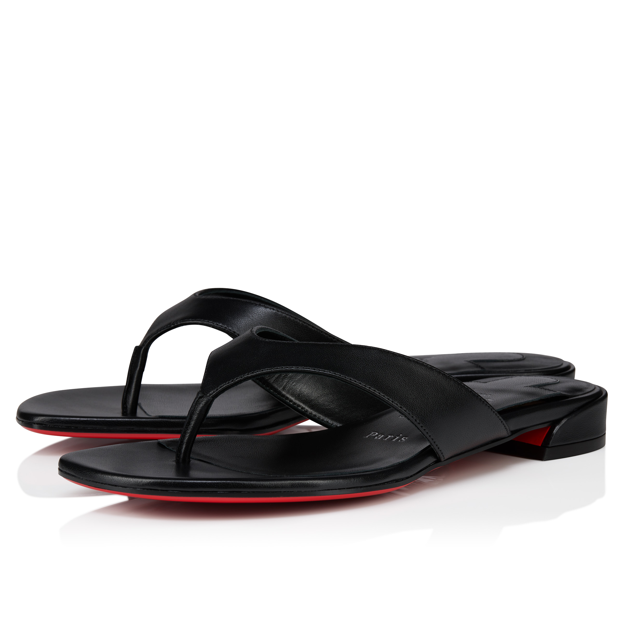 【Christian Louboutin】Sweet Jane ブラックパテントフラット Sweet Jane - Ballerinas - Patent calf leather - Black