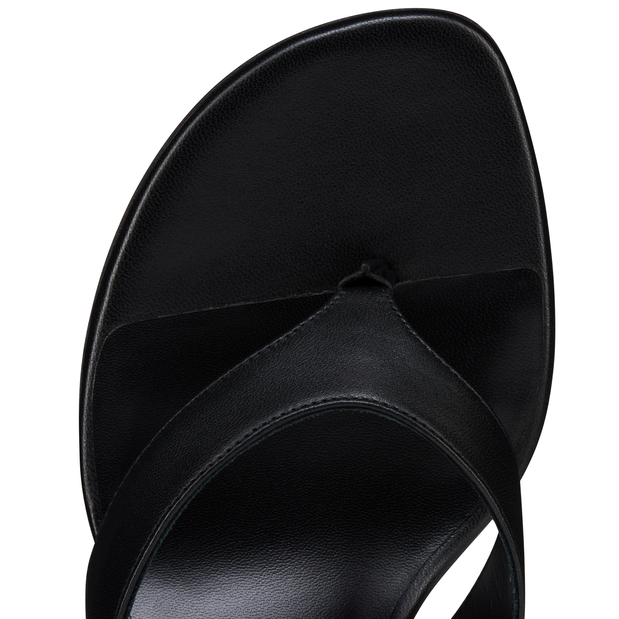 Janetonga - 55 mm Thongs - Lamb nappa leather - Black