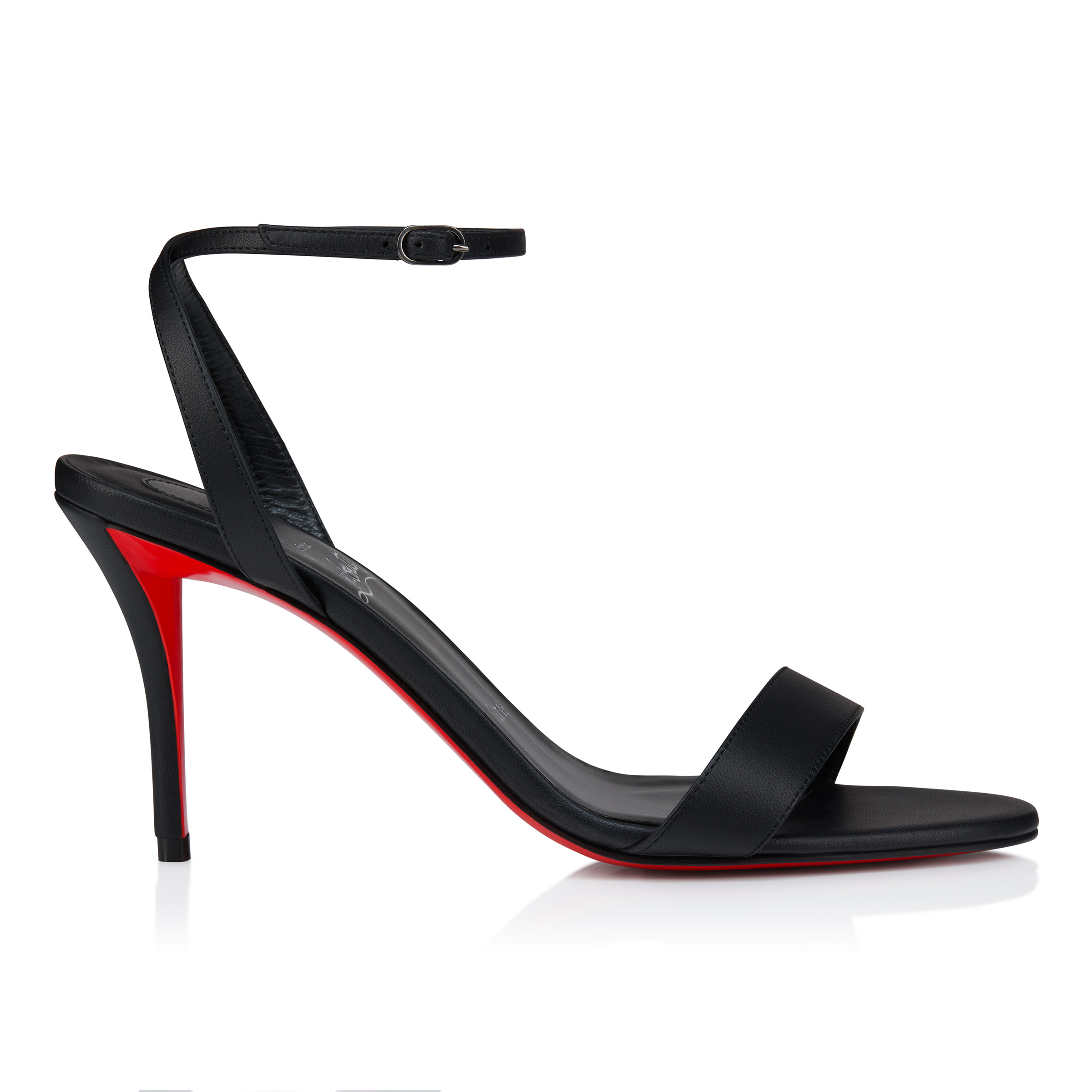 Miss Z Sandal - 80 mm Strappy sandals - Lamb nappa leather - Black