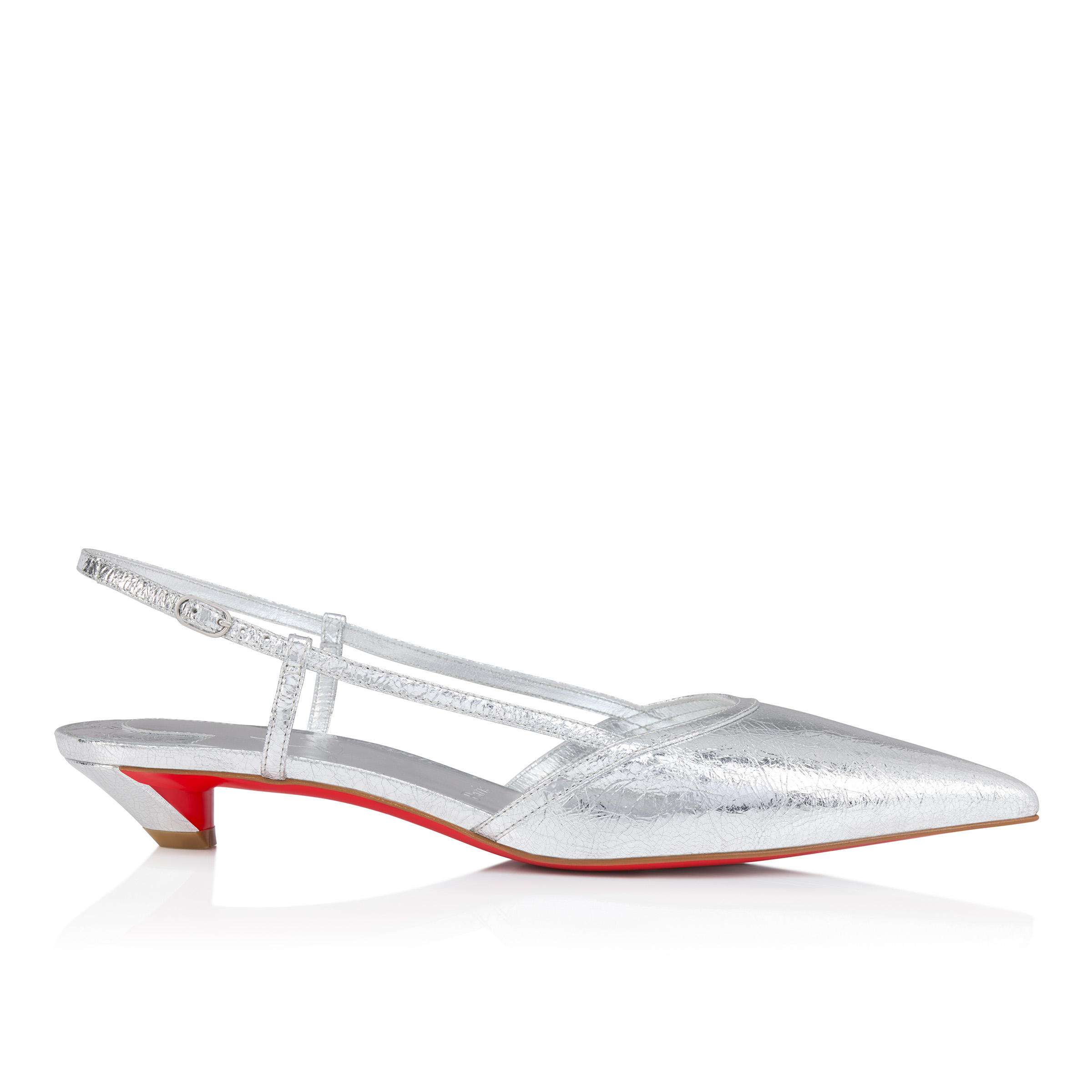 サンダル・ミュール MAGDA BUTRYM SS25 Rosetta slingback (540425 SILVER) Women's Shoes | Magda Butrym | Official Womenswear Luxury