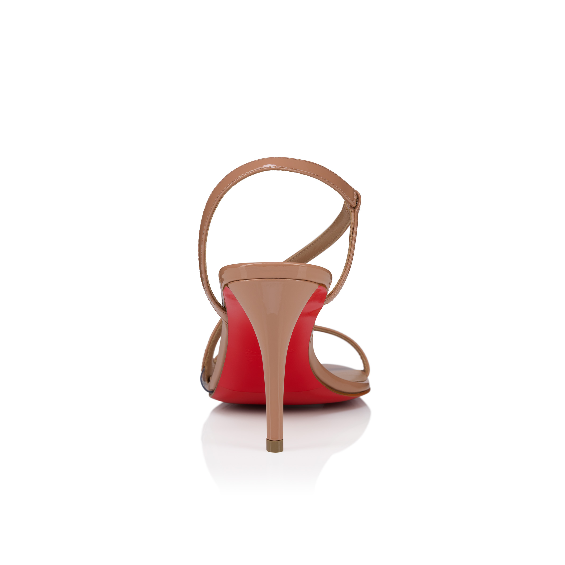 Rosa Z - 80 mm Sandals - Patent calf leather - Blush - Women