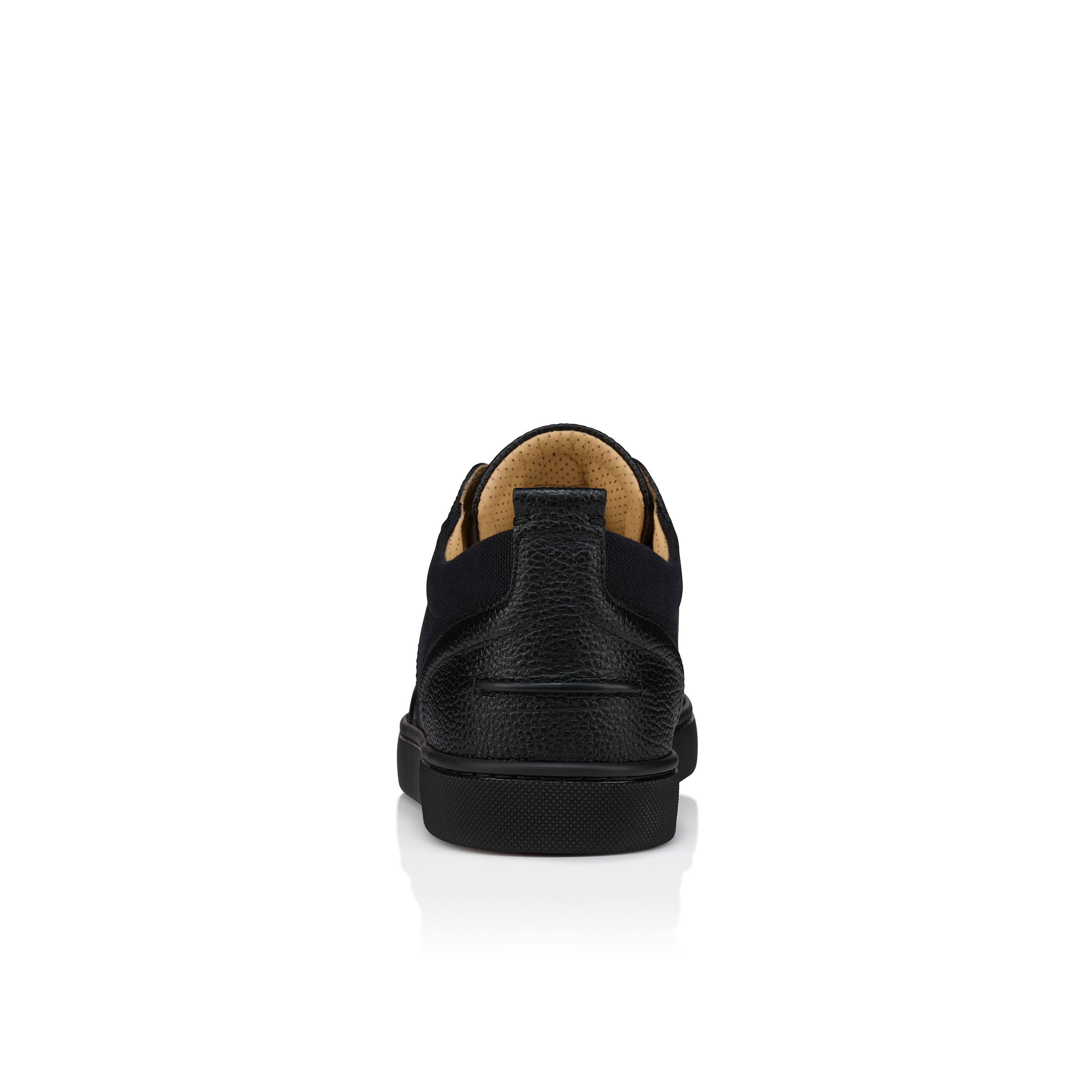 すぐ届く♪Christian Louboutin*Reteroメンズスニーカーロゴ付き Retero - Sneakers - Grained calf leather - Black - Men