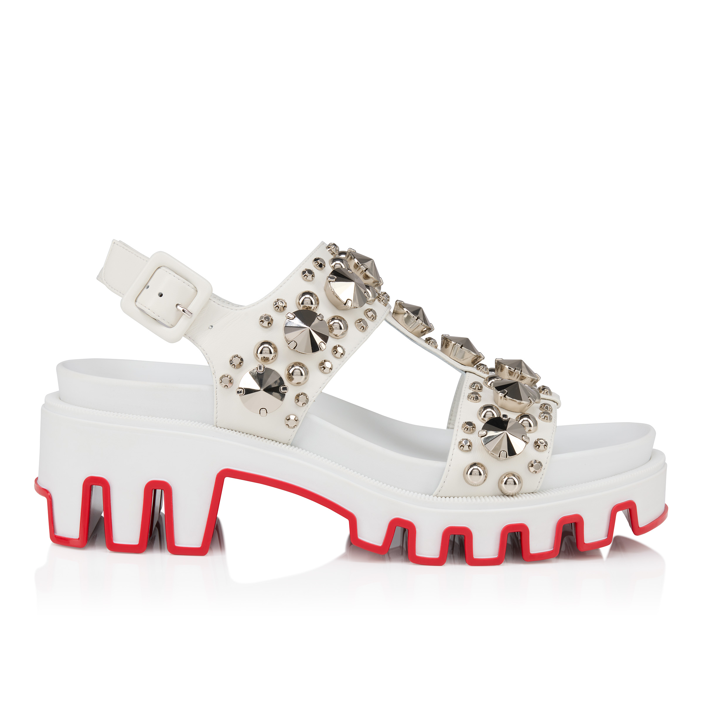 Duni Extazza - Sandals - Lamb nappa leather - Bianco - Women