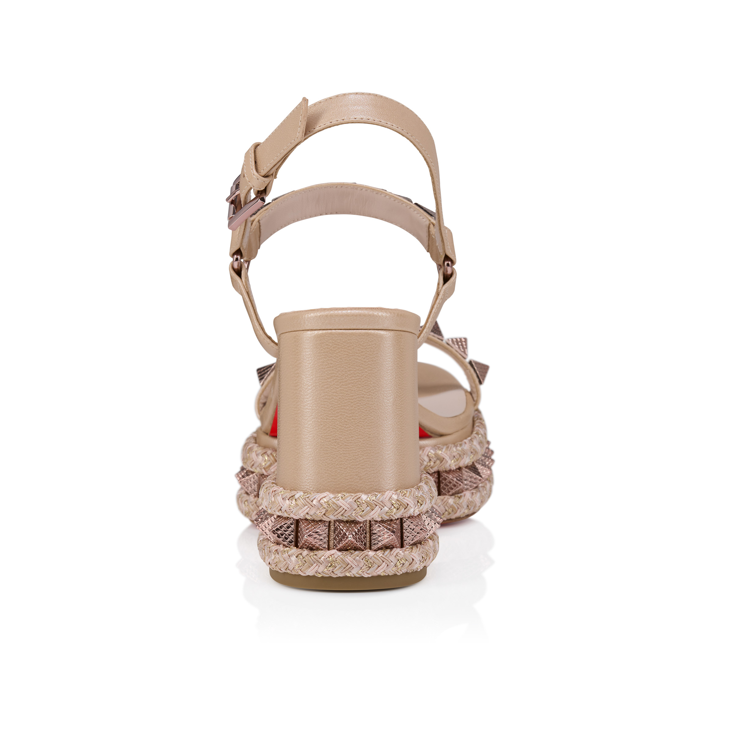 Superaclou - 85 mm Strappy sandals - Pearlescent nappa