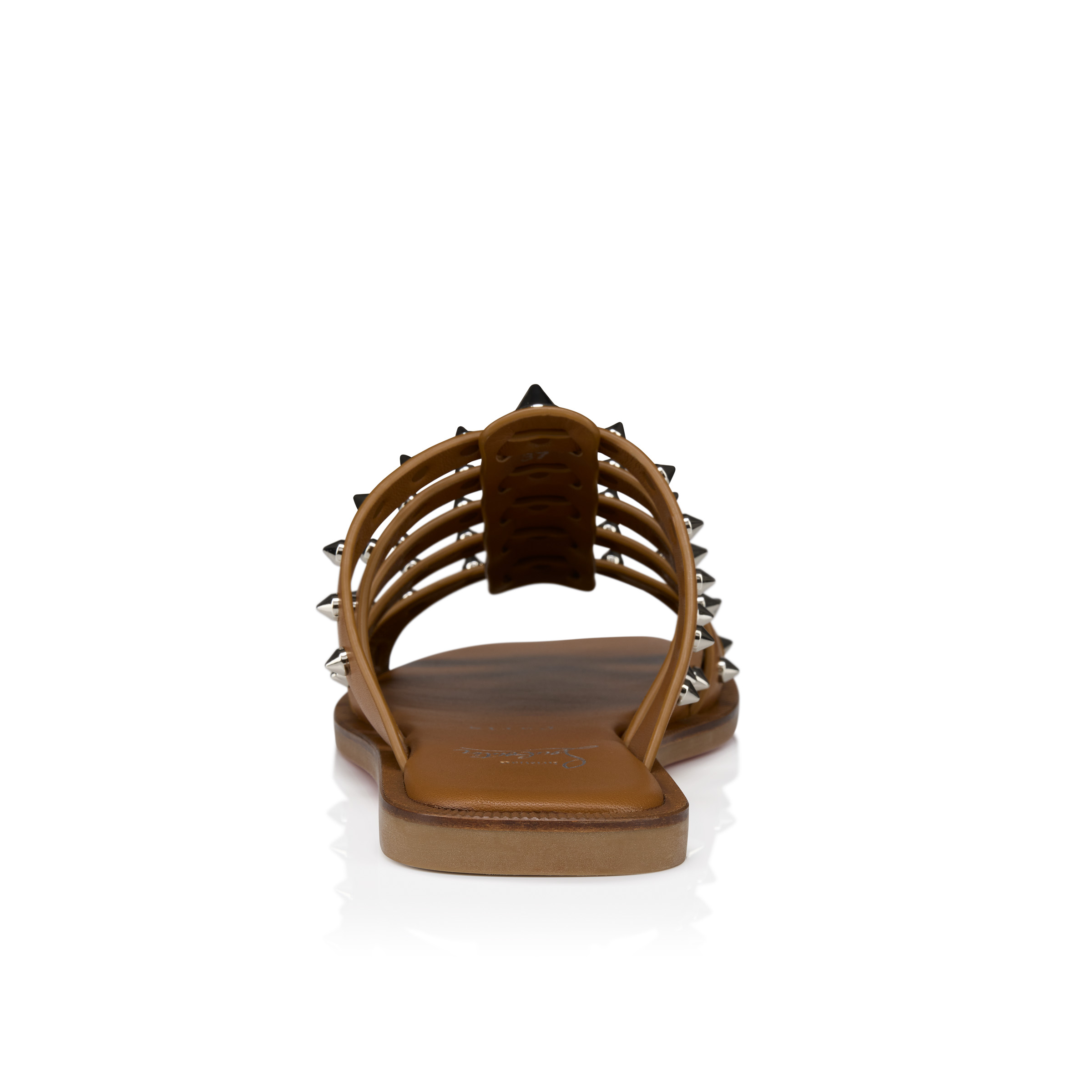 関税・送料込み【Christian Louboutin】Charjaミュール Charja - Mules - Waxed calf leather - Black - Women