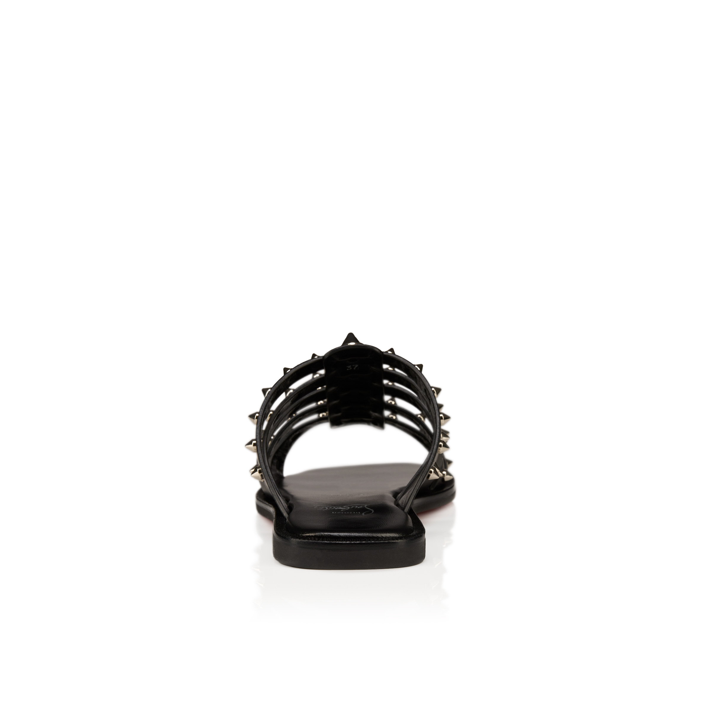 【CHRISTIAN LOUBOUTIN】Charja レザーミュール Charja - Mules - Waxed calf leather - Black - Women