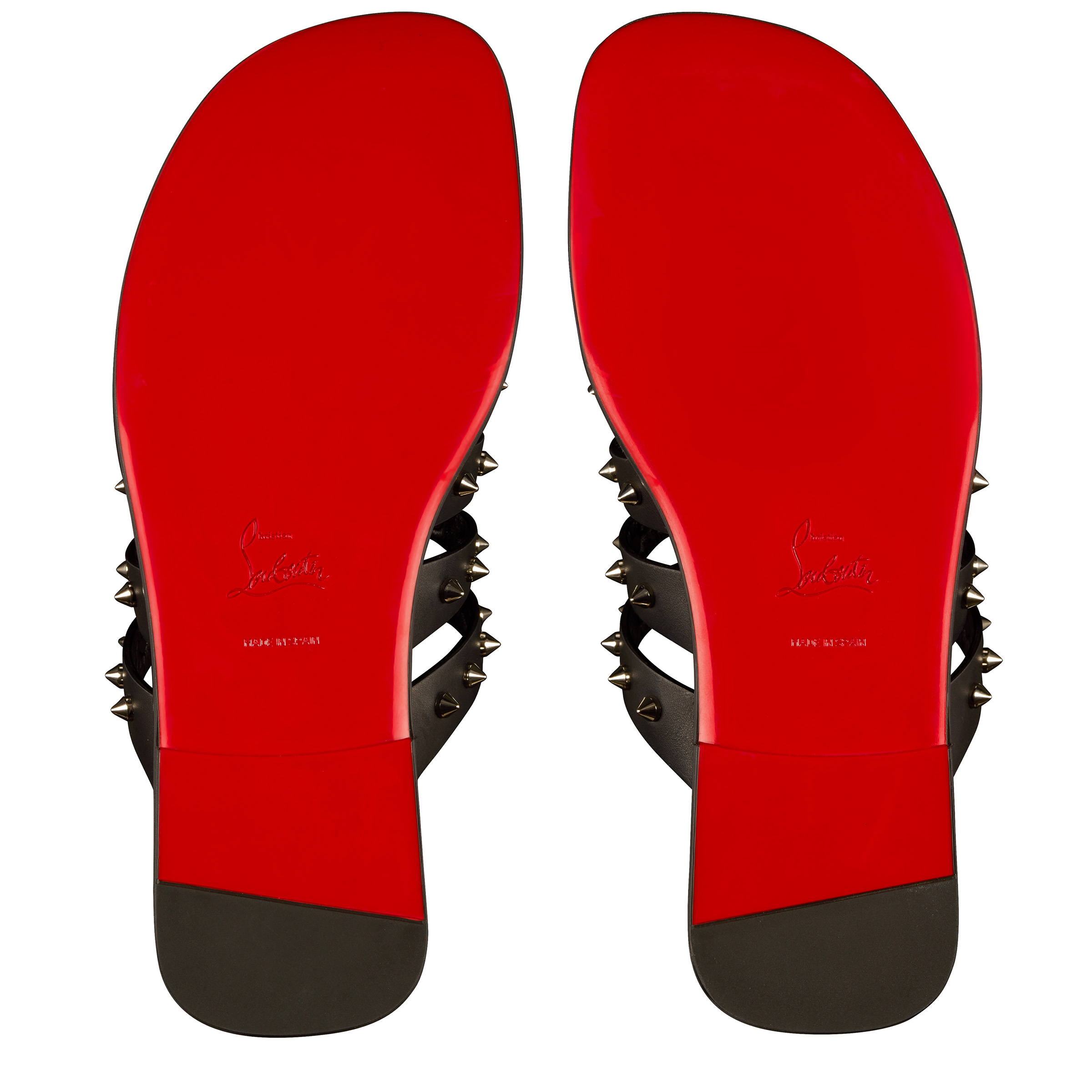 【CHRISTIAN LOUBOUTIN】Charja レザーミュール Charja - Mules - Waxed calf leather - Black - Women