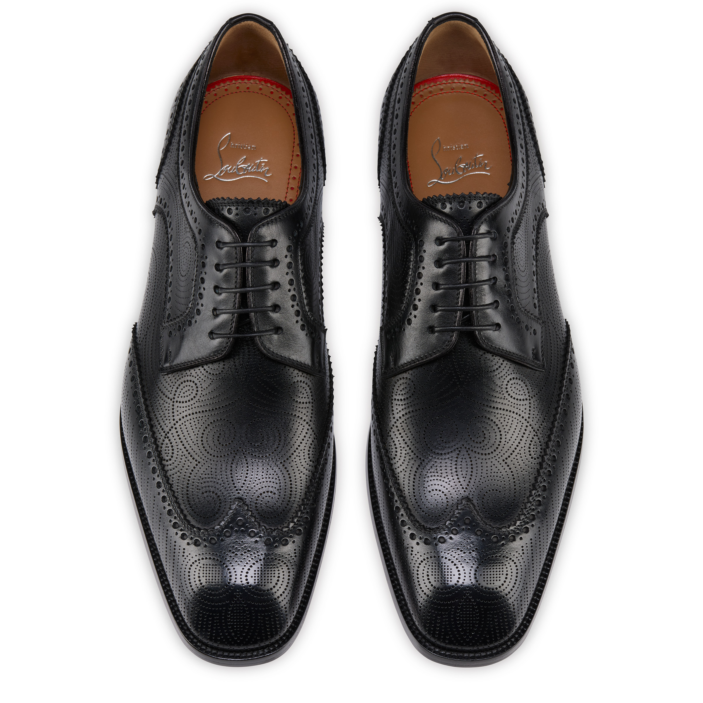 Grave Derby - Derbies - Calf leather - Black - Men - Christian