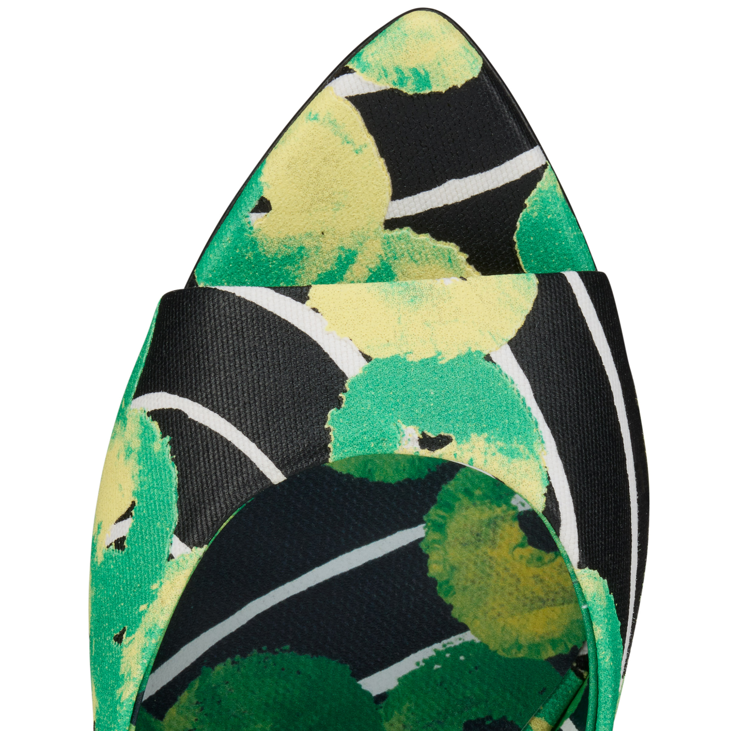 Miss Z Mule - 80 mm Mules - Gaagal coated canvas - Tropical