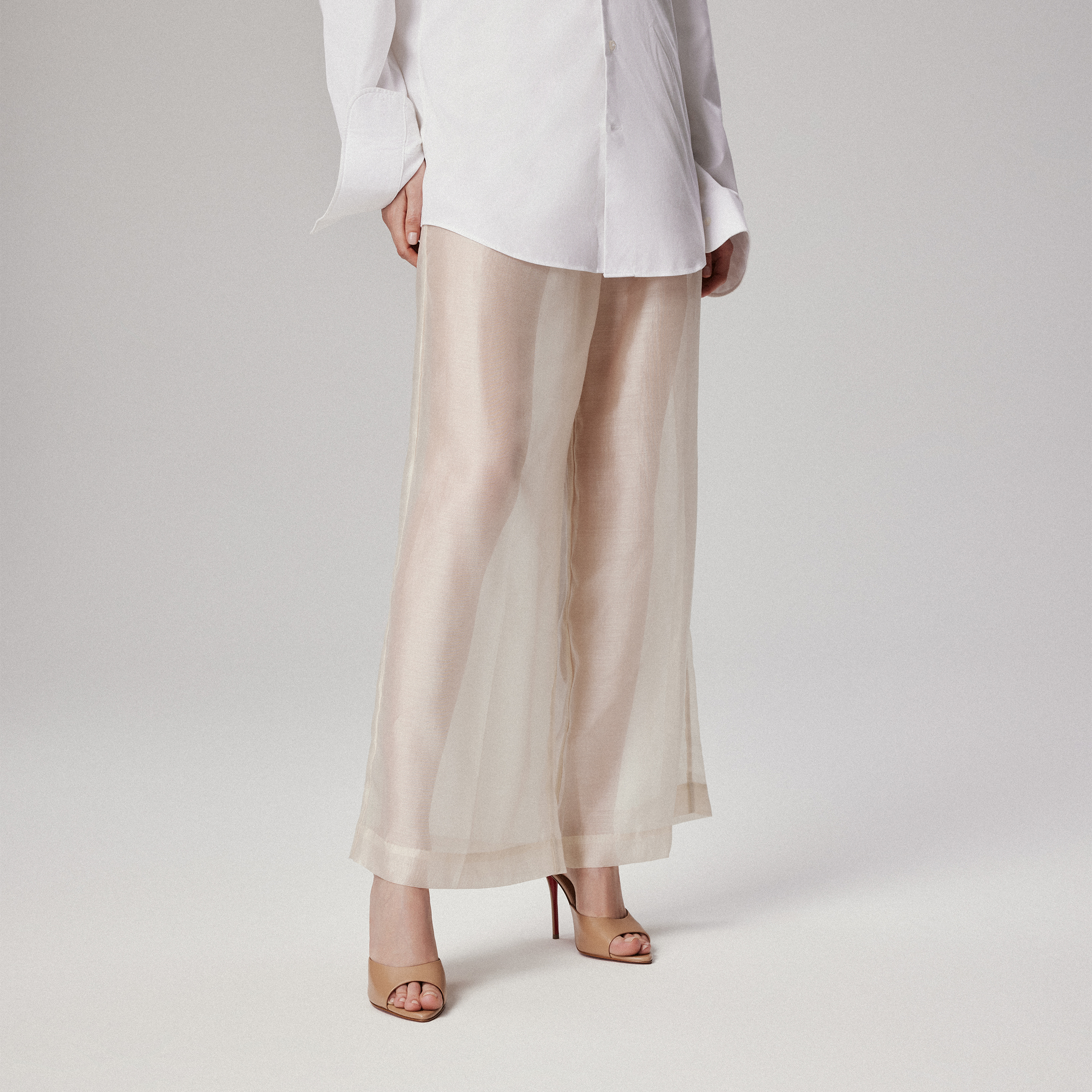 Miss Z Mule - 100 mm Mules - Lamb nappa leather - Blush - Women