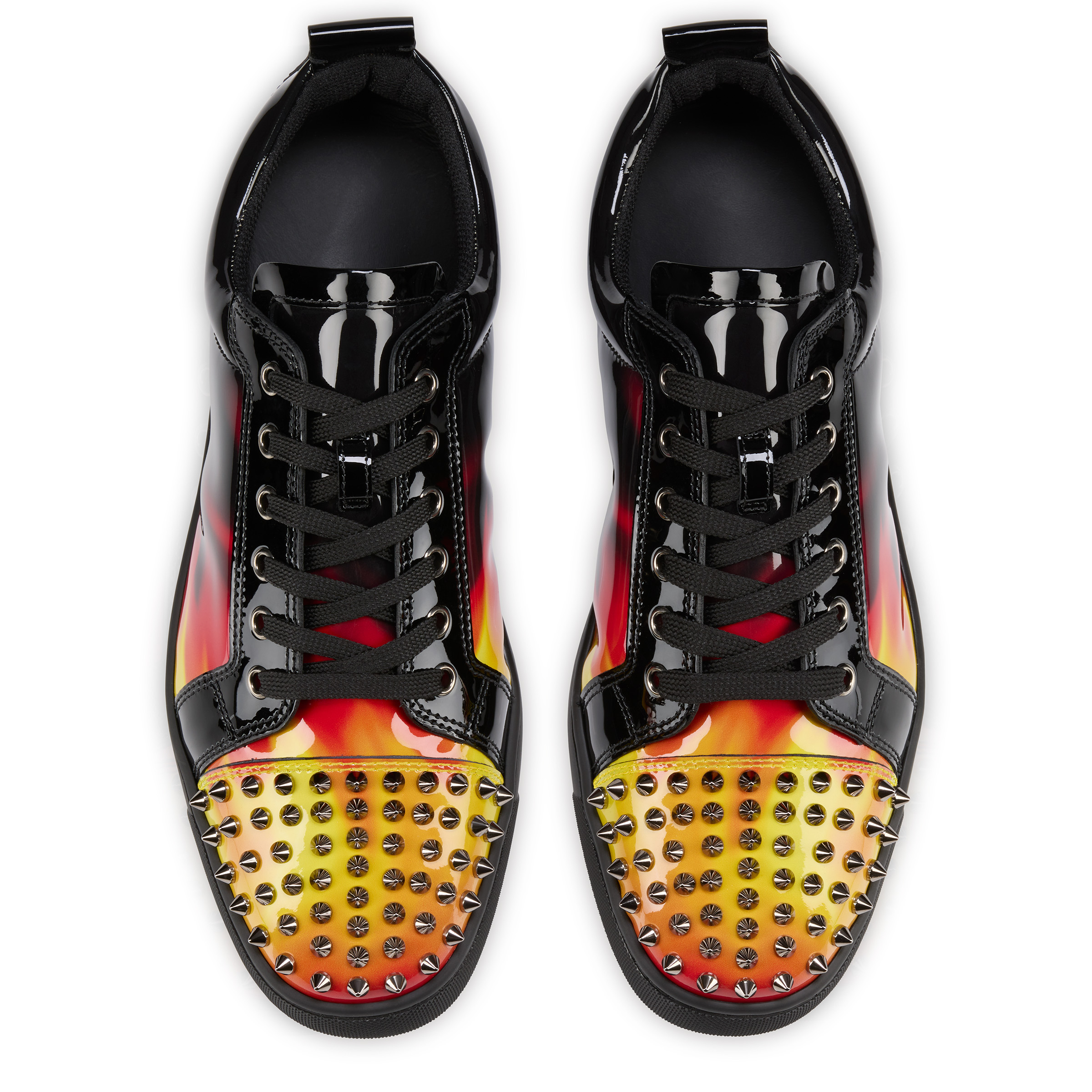 Louis Junior Spikes - Sneakers - Patent calf leather and spikes