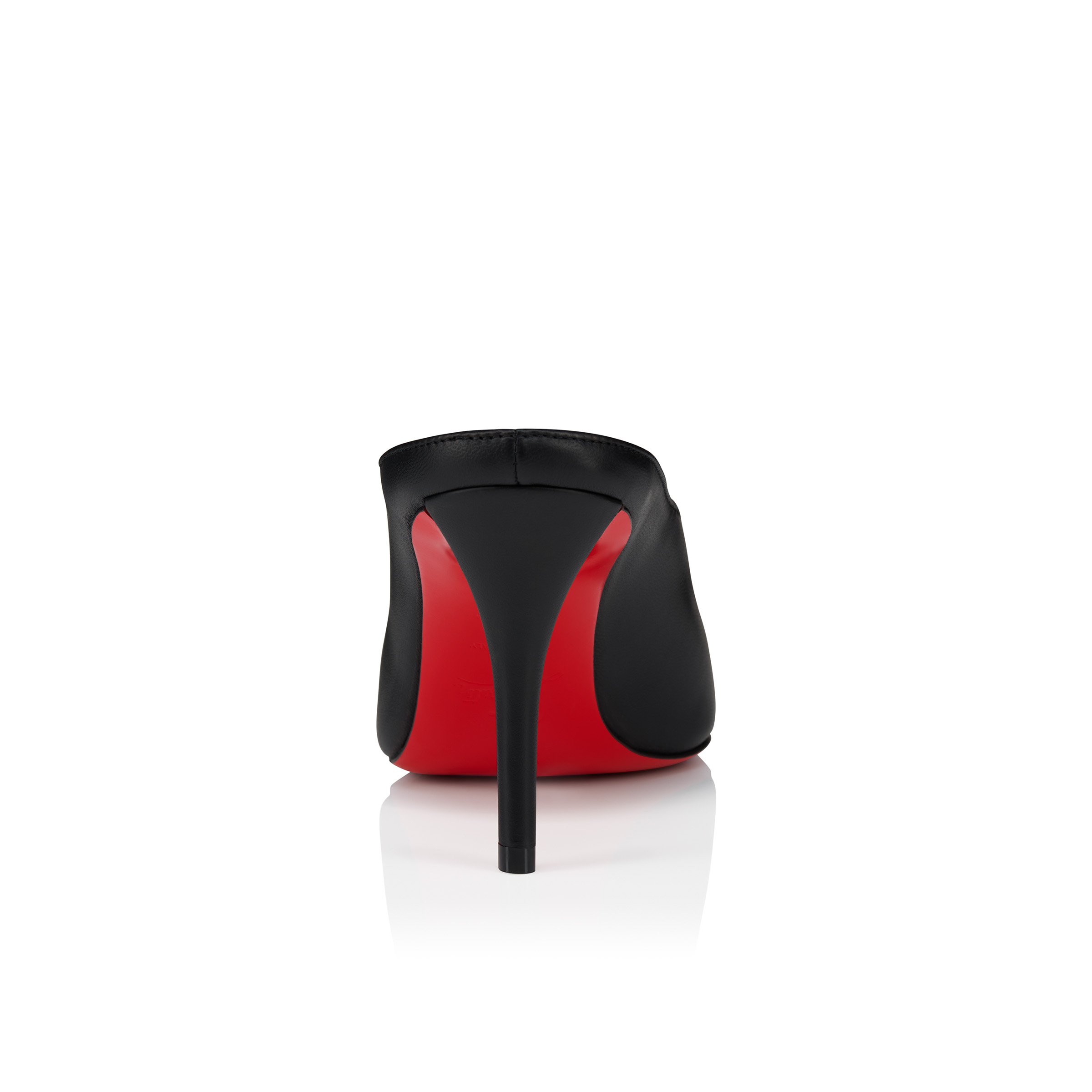 Miss Z Slimimule - 80 mm Mules - Lamb nappa leather - Black