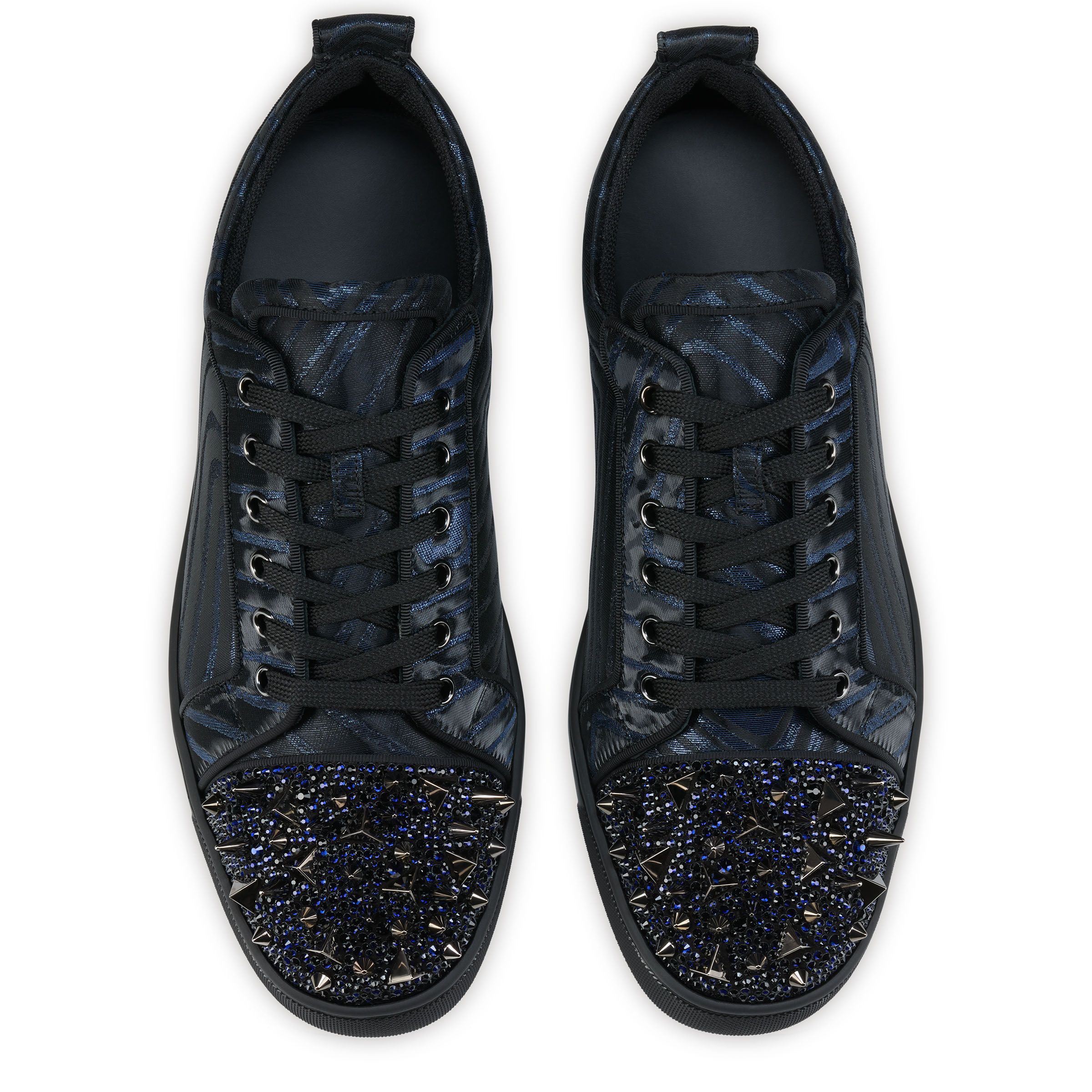 Christian Louboutin☆ルイスジュニアPIKストラススニーカー Louis Junior P Pik Pik Strass - Sneakers - Suede, jacquard