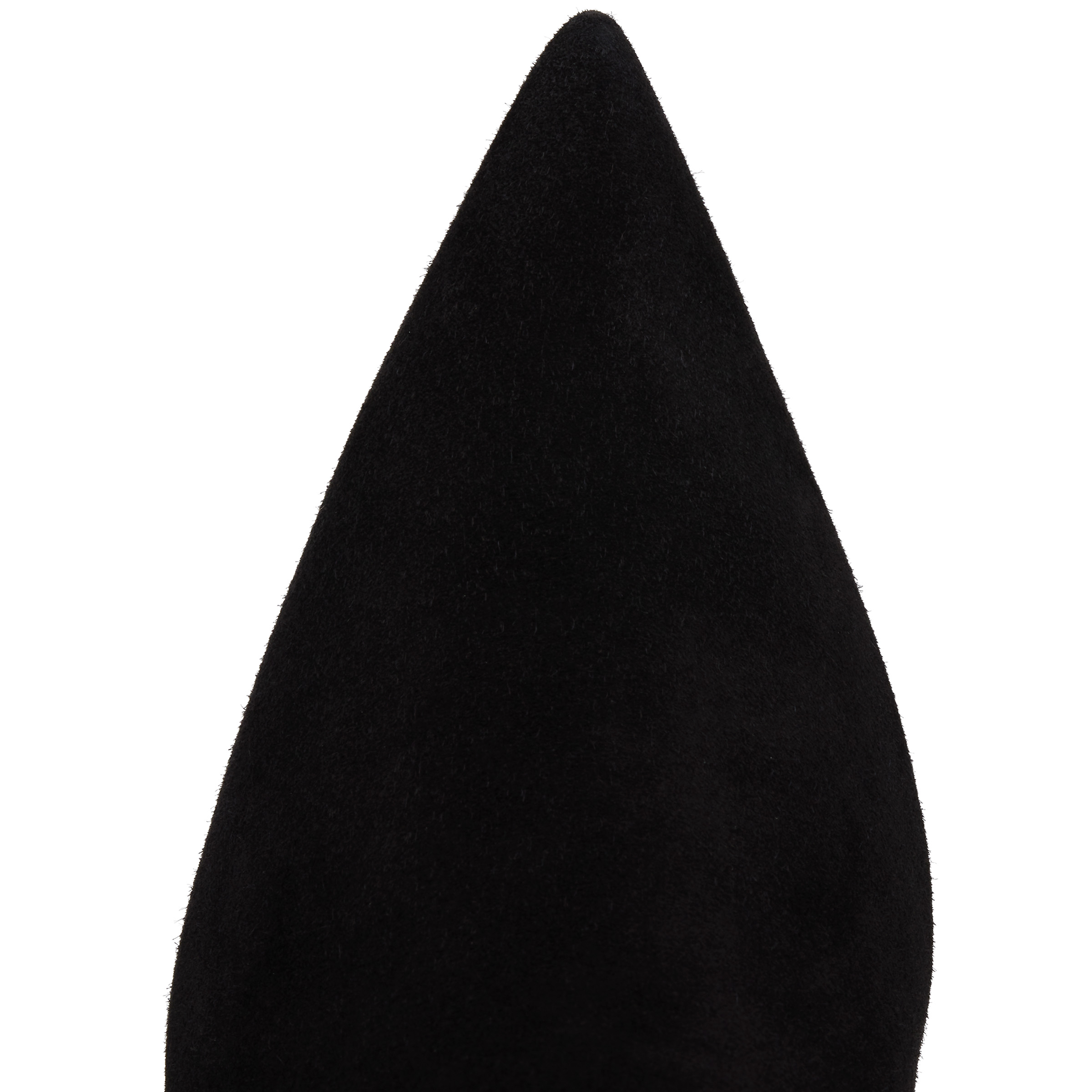 Santiabooty - 85 mm Low boots - Veau velours - Black - Women