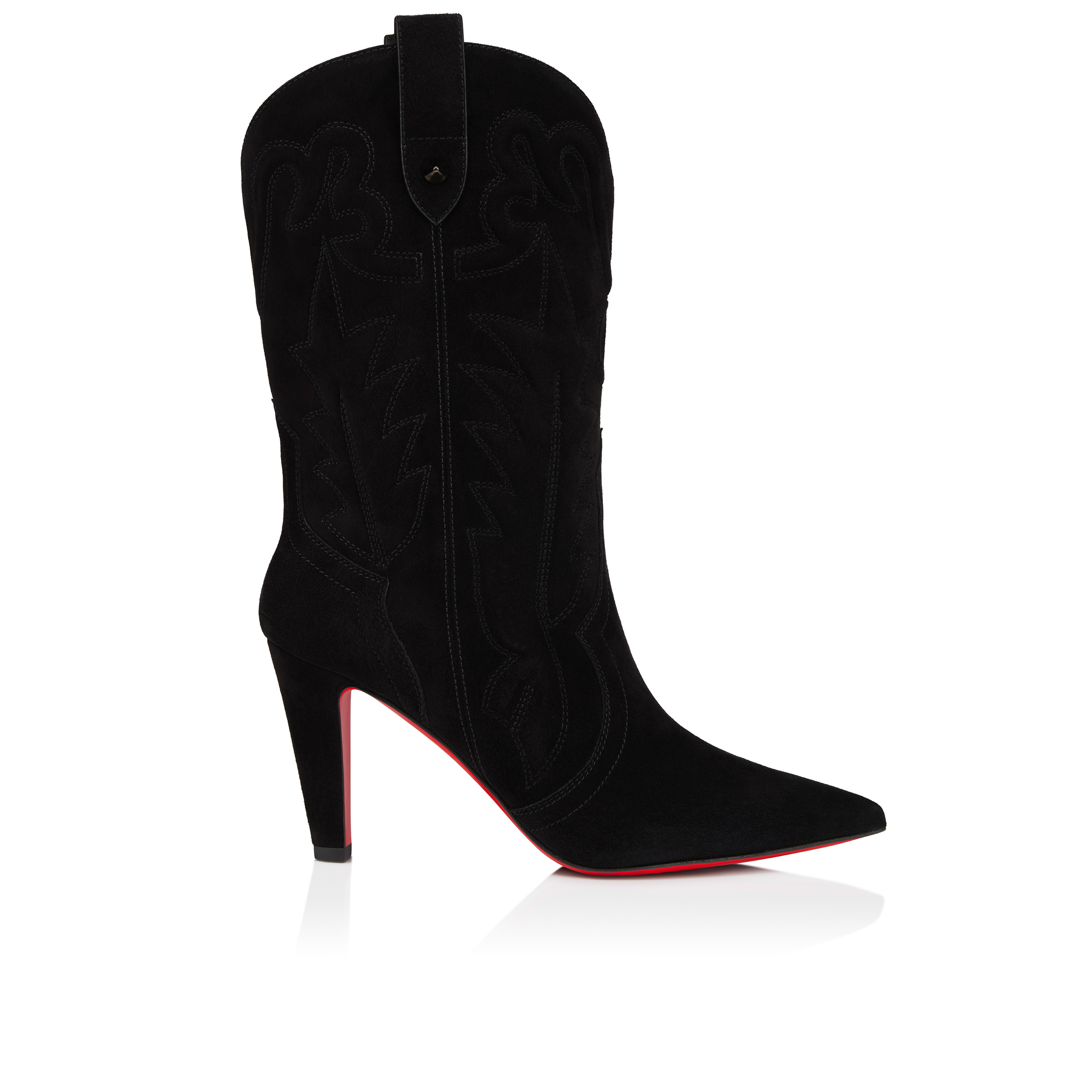 Christian Louboutin ブラック ブーティ　37.5 Christian Louboutin ブラック ブーティ 37.5