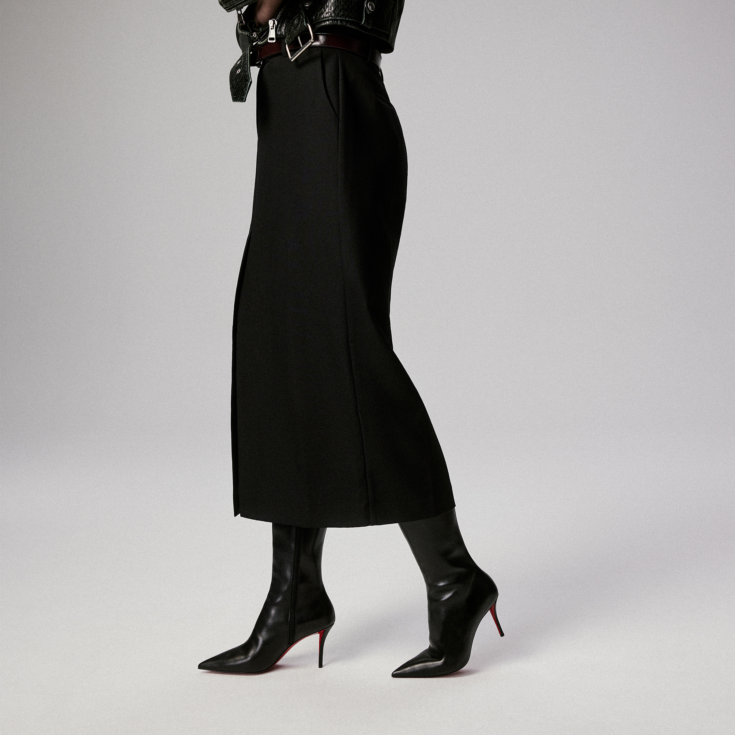 Miss Z Botta - 80 mm Boots - Calf leather - Black - Women