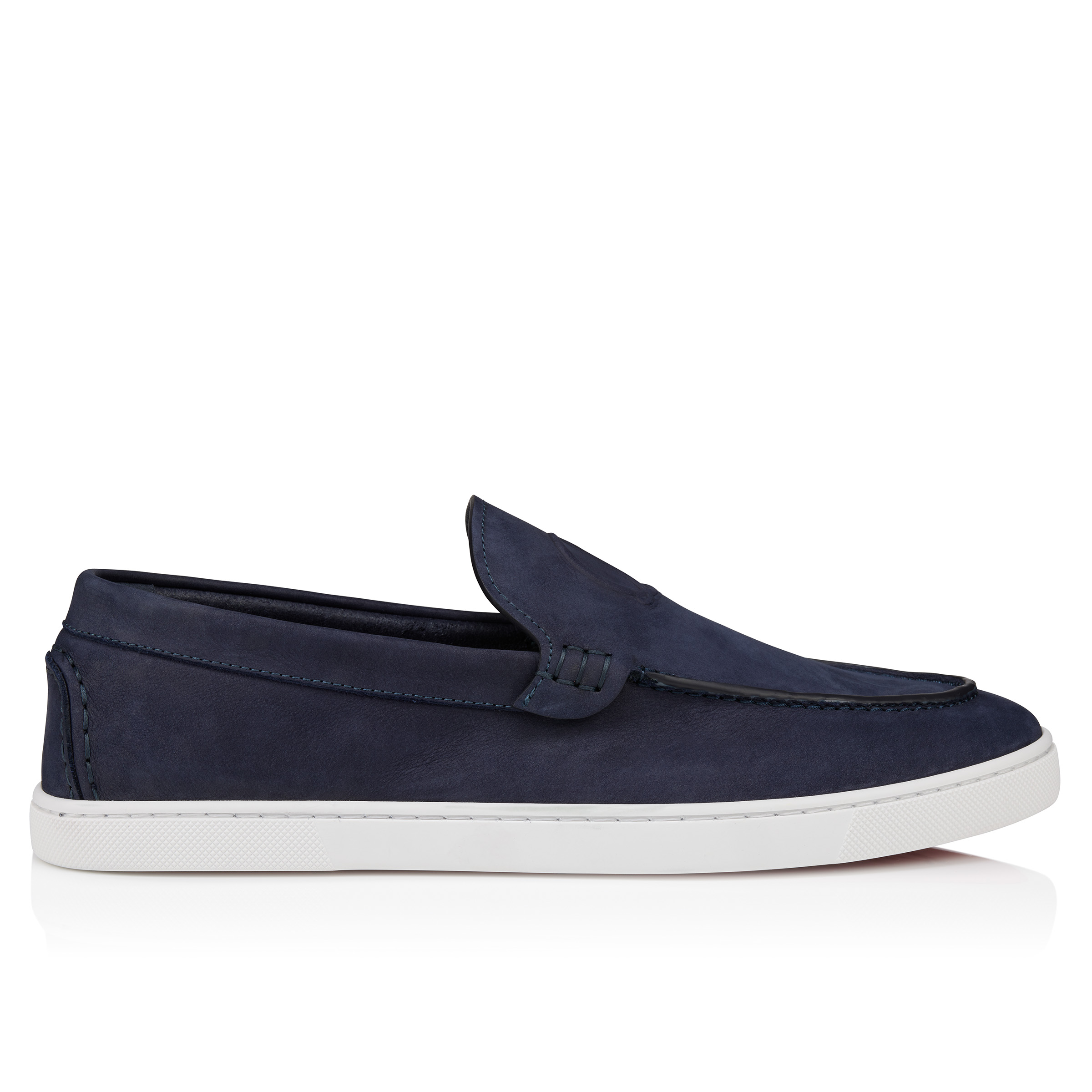Moonboat - Loafers - Reversed nubuck leather - Zaffiro - Men