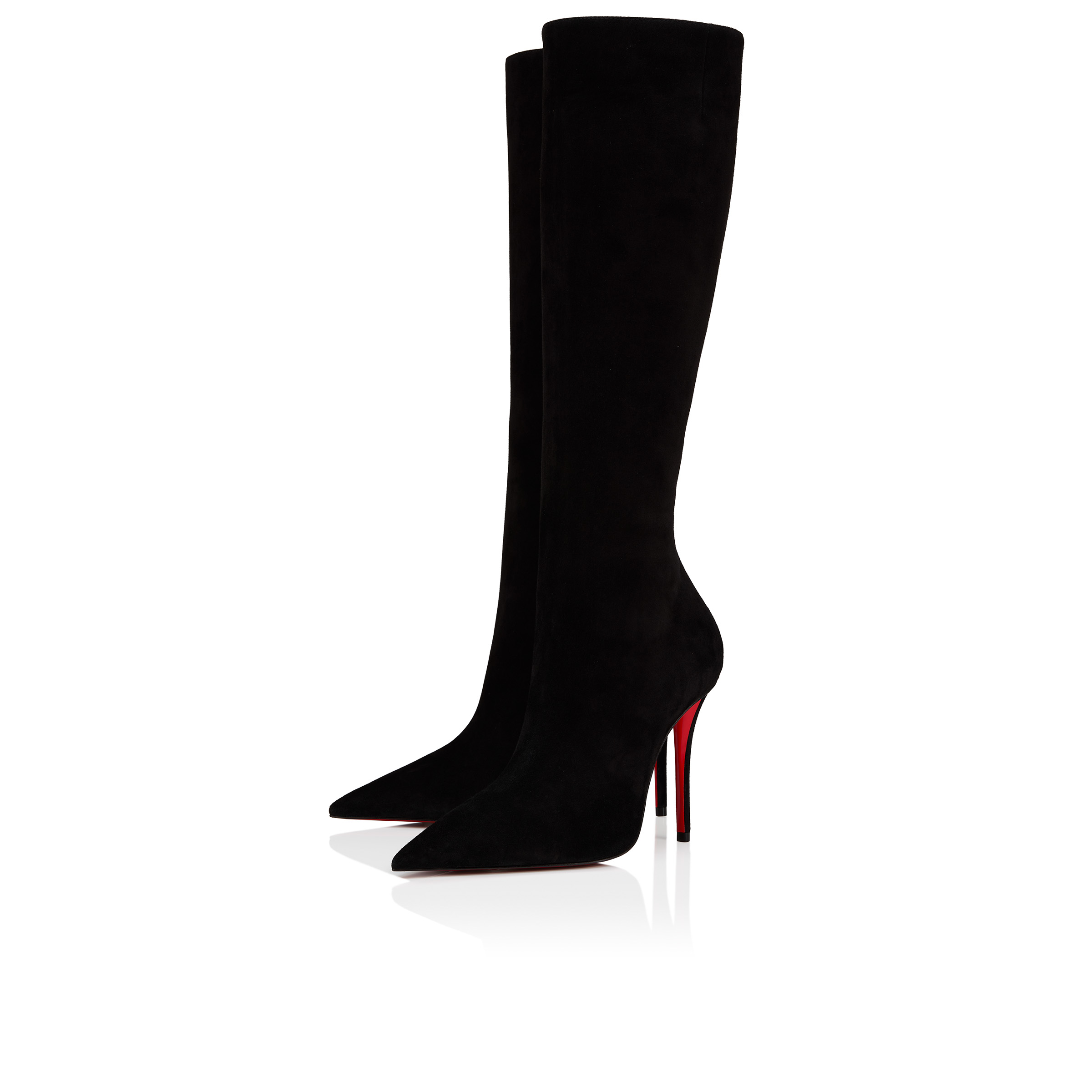 Miss Z Botta - 100 mm Boots - Veau velours - Black - Women
