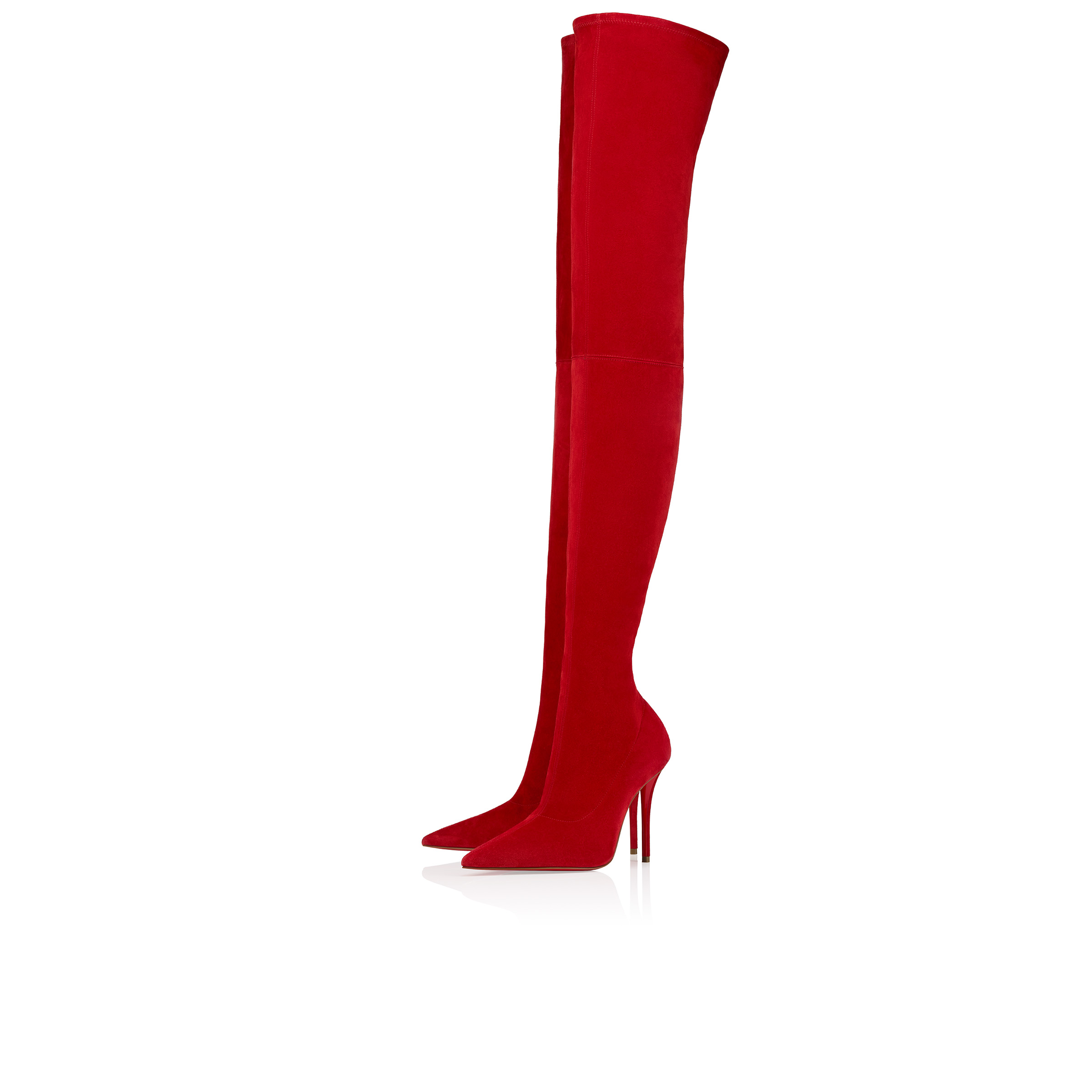 Christian Louboutin ハイヒールブーツ 36 Miss Z Botta Alta - 100 mm Boots - Veau velours - Fever - Women