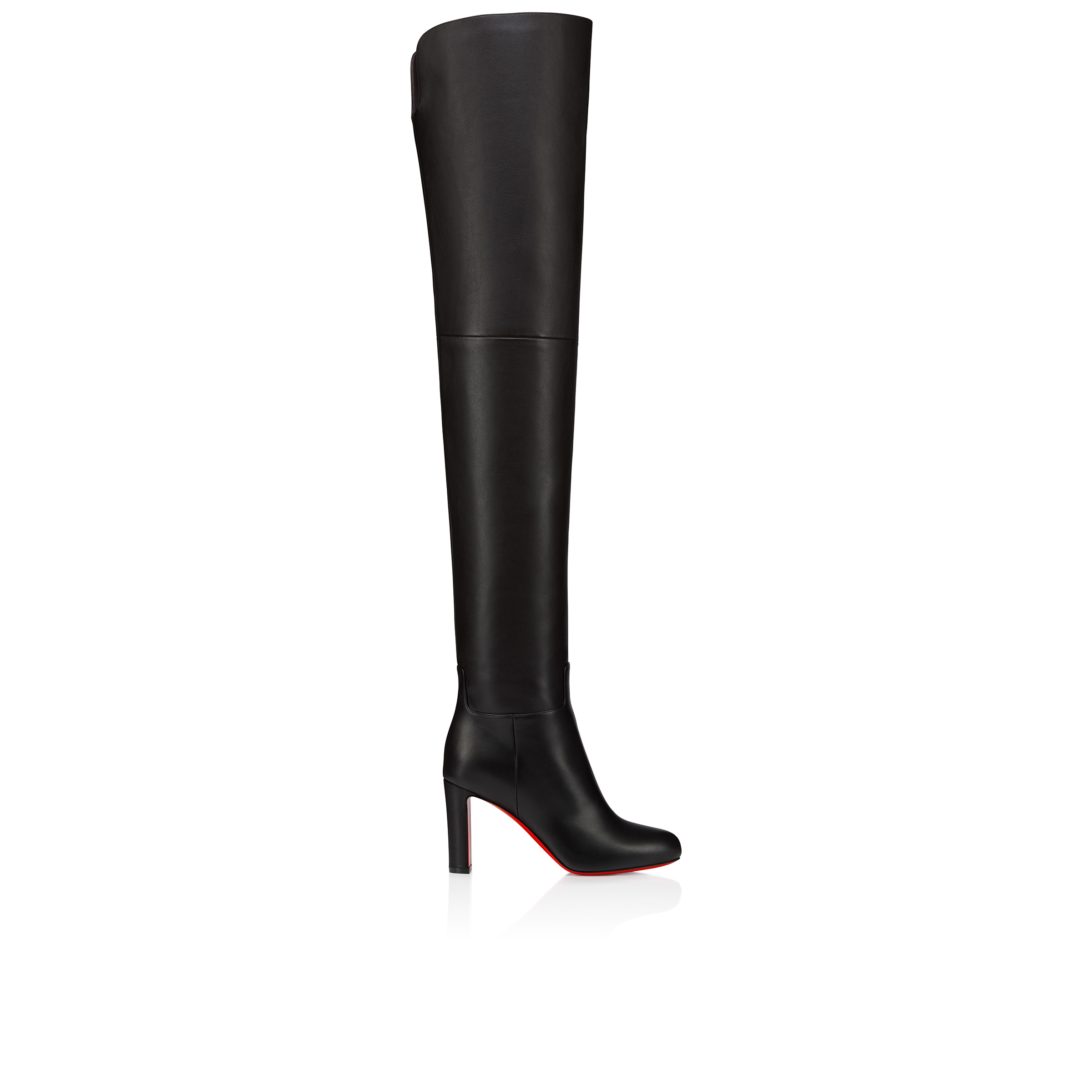 Loo Thigh Boot - 85 mm Thighboots - Calf leather - Café - Women