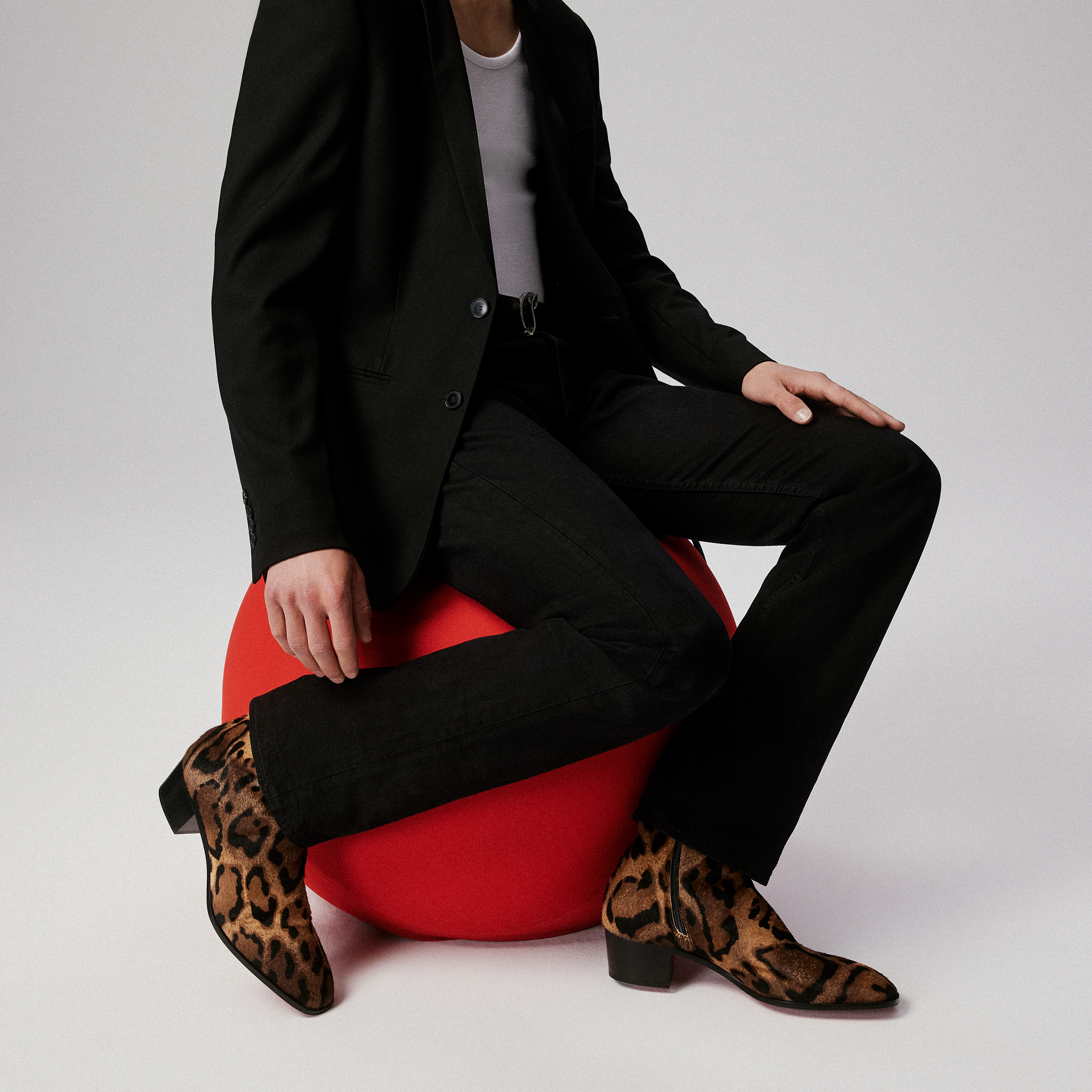 Christian Louboutin スニーカー ブーツ Samson ブラック カーフレザー - Shoes - Men - Christian Louboutin