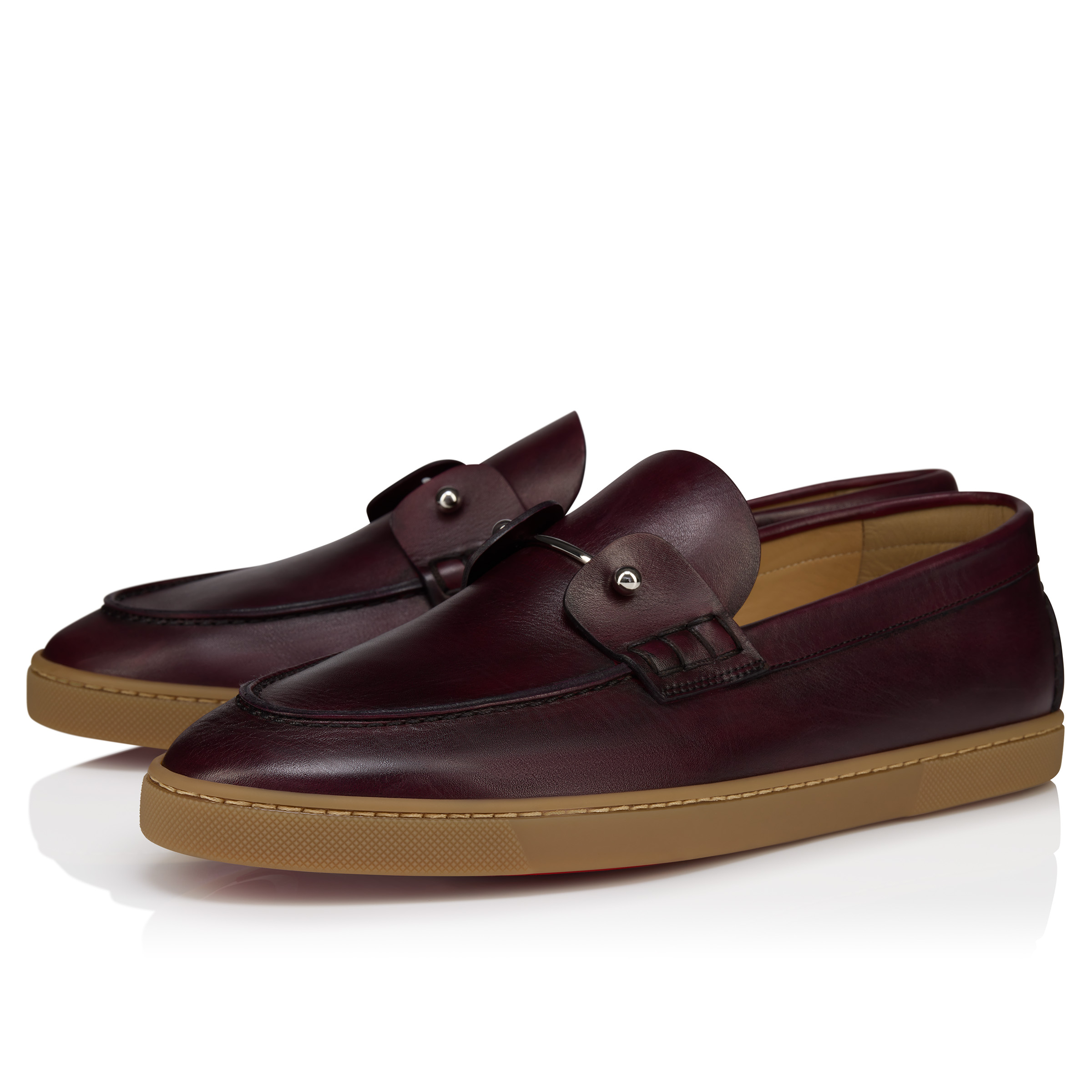 Chambeliboat - Boat Shoes - Patinated calf leather - Oxblood