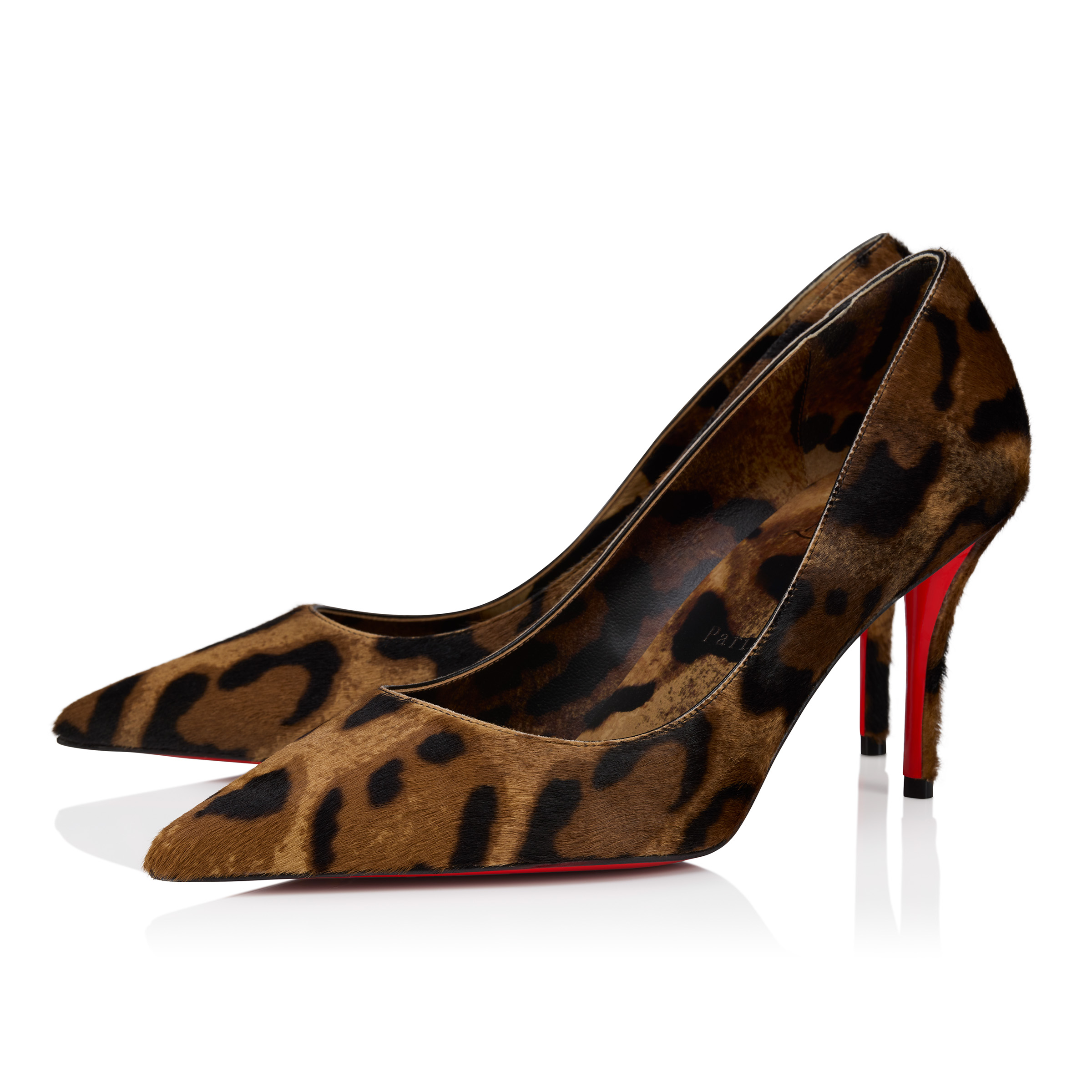 Katyです。 Miss Z - 80 mm Pumps - 'Bengali' printed calf leather hairy