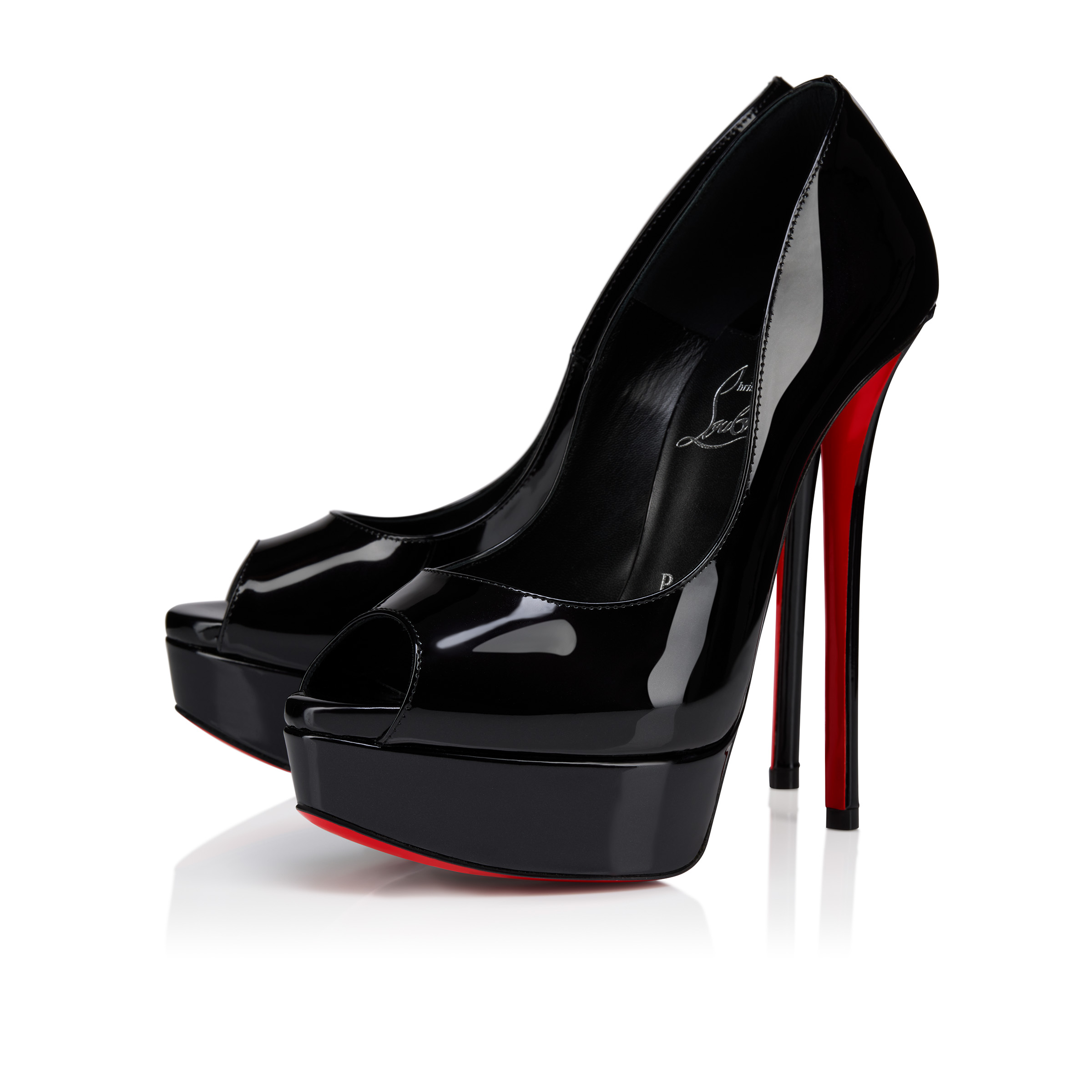 Christian Louboutin パンプス 37 Lady Z - 160 mm Pumps - Pearlescent calf leather - Black - Women