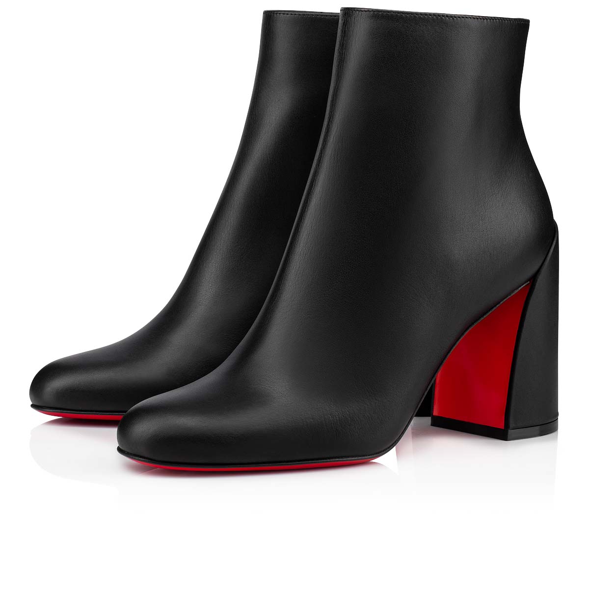 Jane Booty - 85 mm Low boots - Calf leather - Black - Women