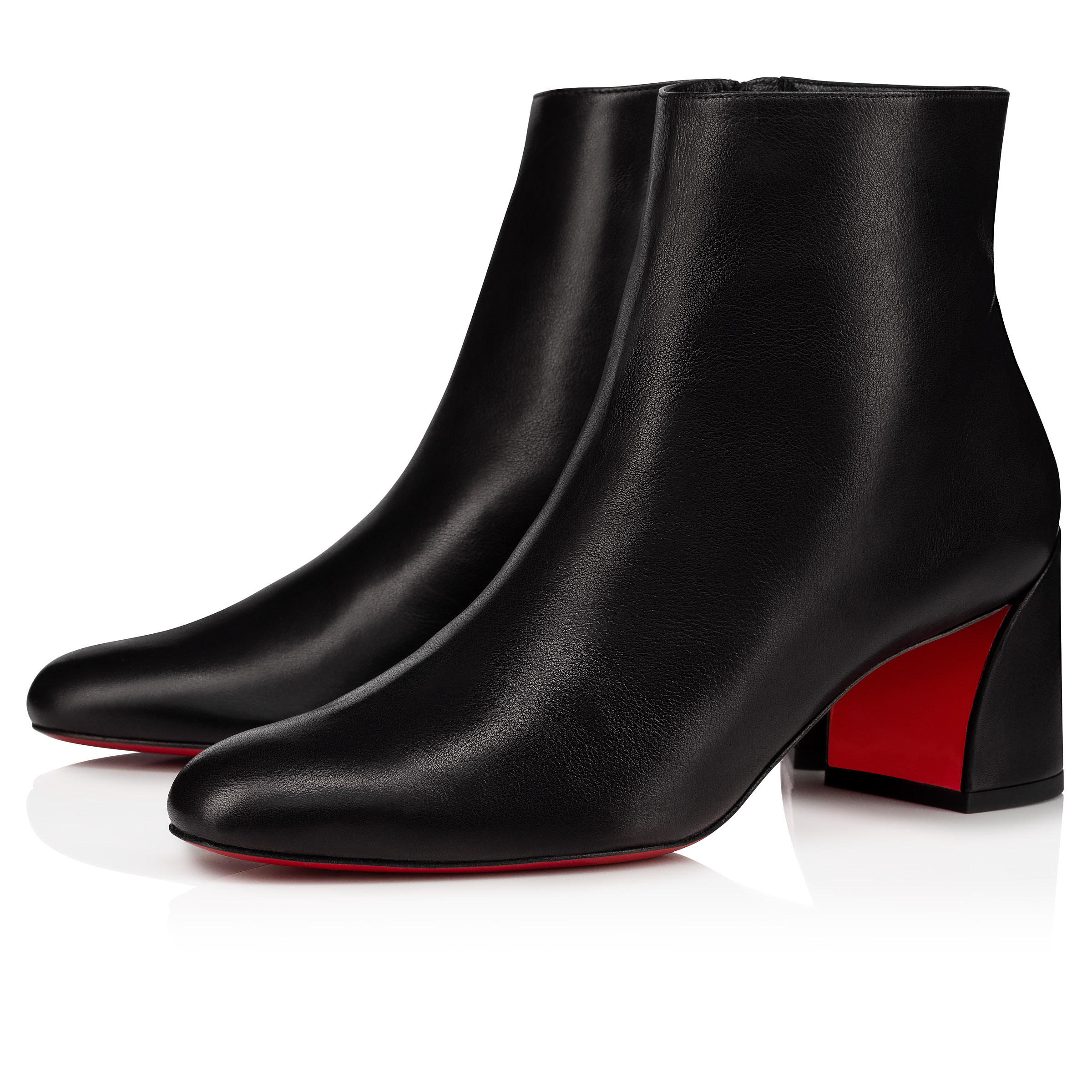Jane Booty - 55 mm Low boots - Calf leather - Black - Women