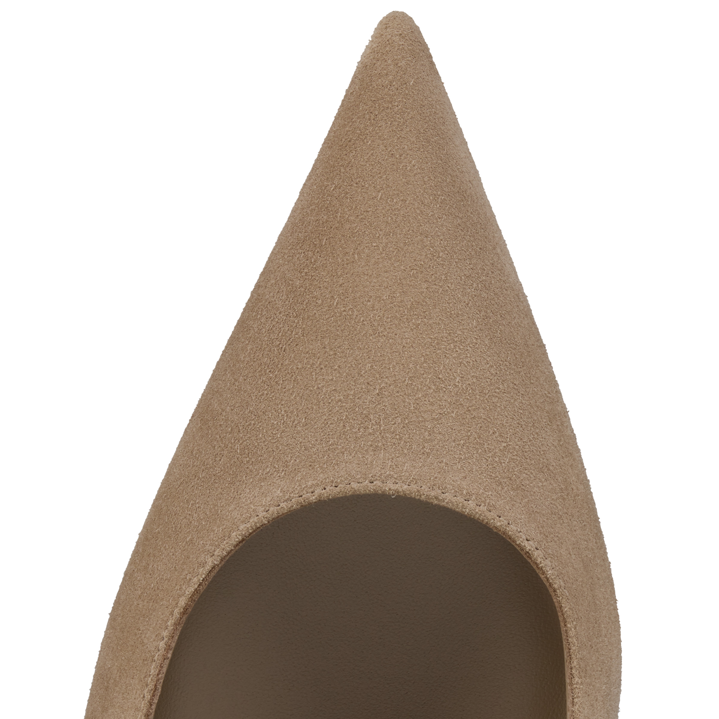 Miss Z - 100 mm Pumps - Veau velours - Saharienne - Women