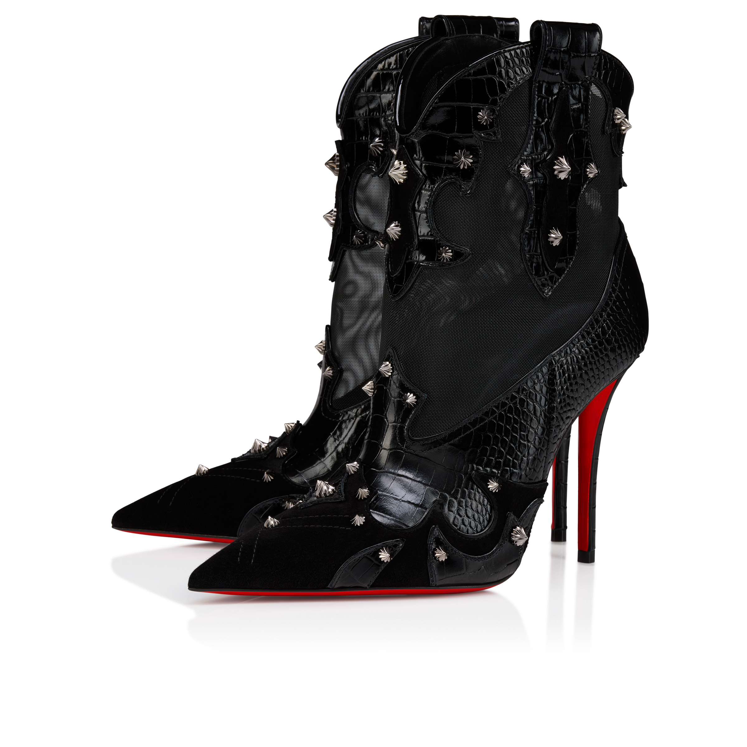 Christian Louboutin - studs boots , 刺激 Christian Louboutin - studs boots , 刺激 Christian Louboutin
