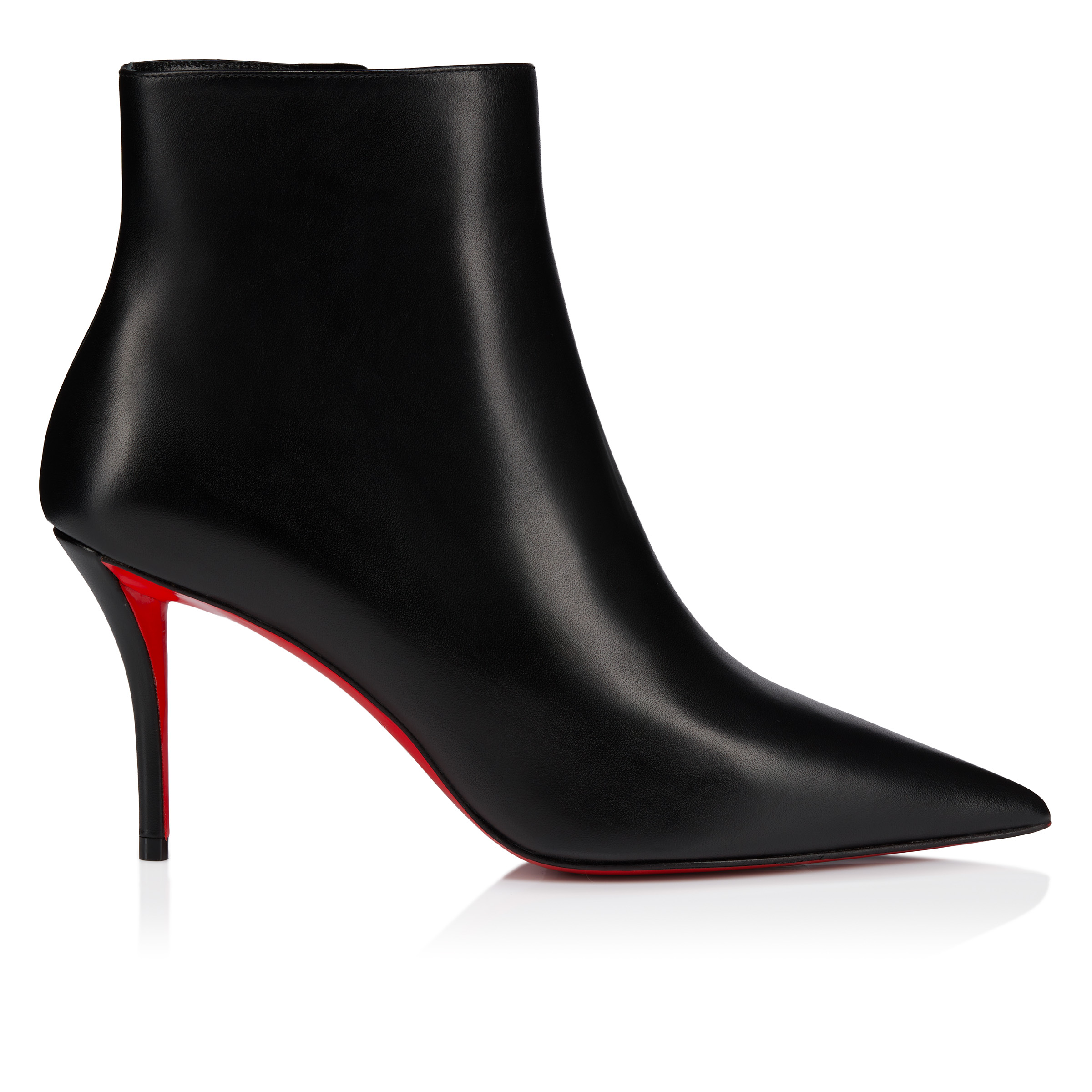 Miss Z Booty - 80 mm Low boots - Calf leather - Black - Women