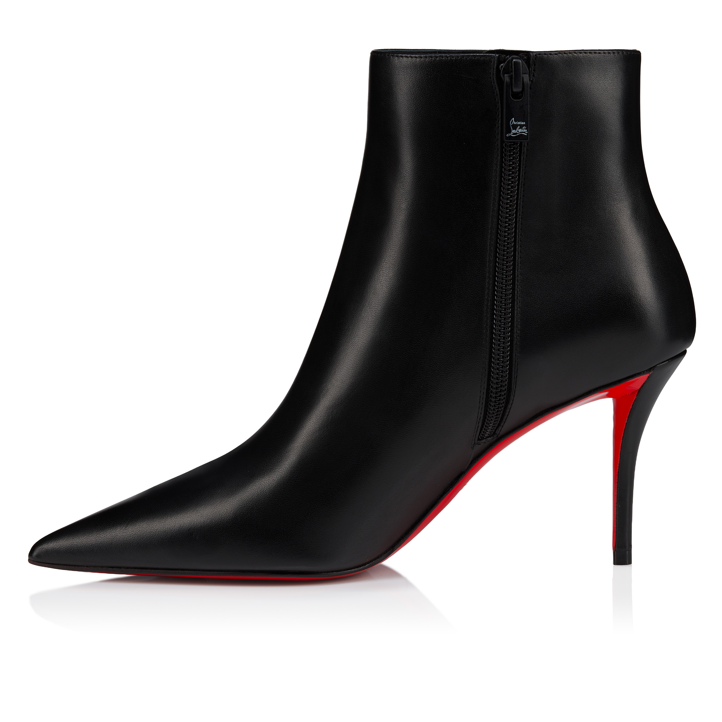 Miss Z Booty - 80 mm Low boots - Calf leather - Black - Women
