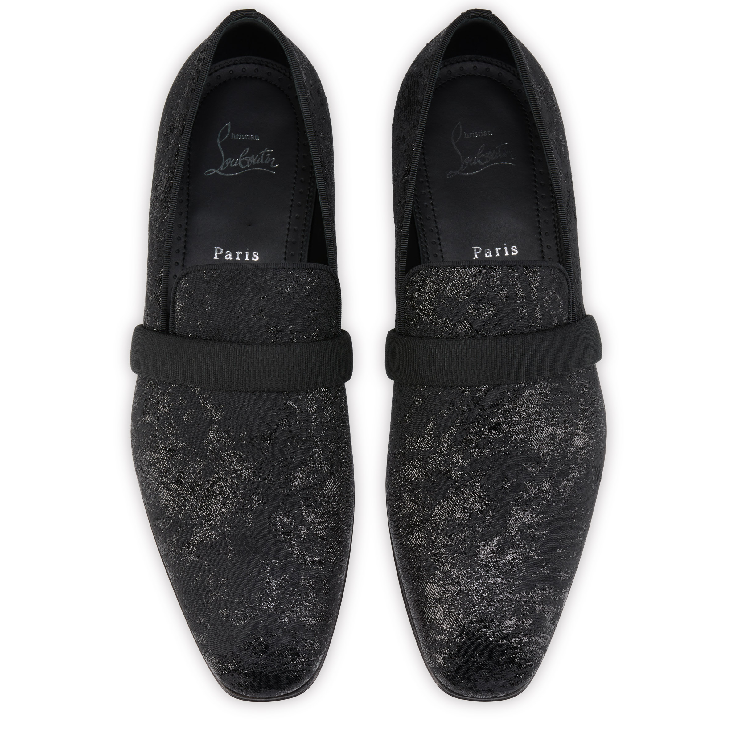 Dandydeco - Loafers - Jacquard marble - Black - Men - Christian