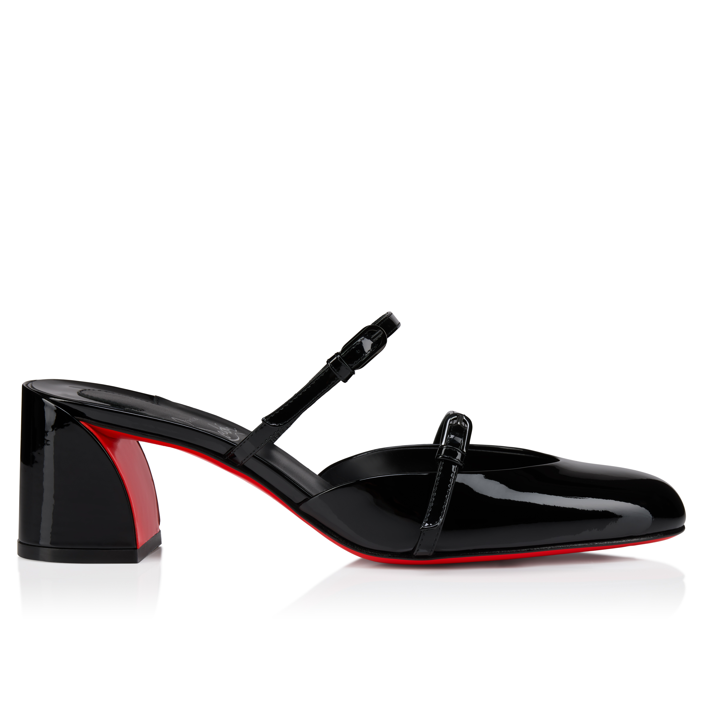 Jane Nina - 55 mm Mules - Patent calf leather - Black - Women