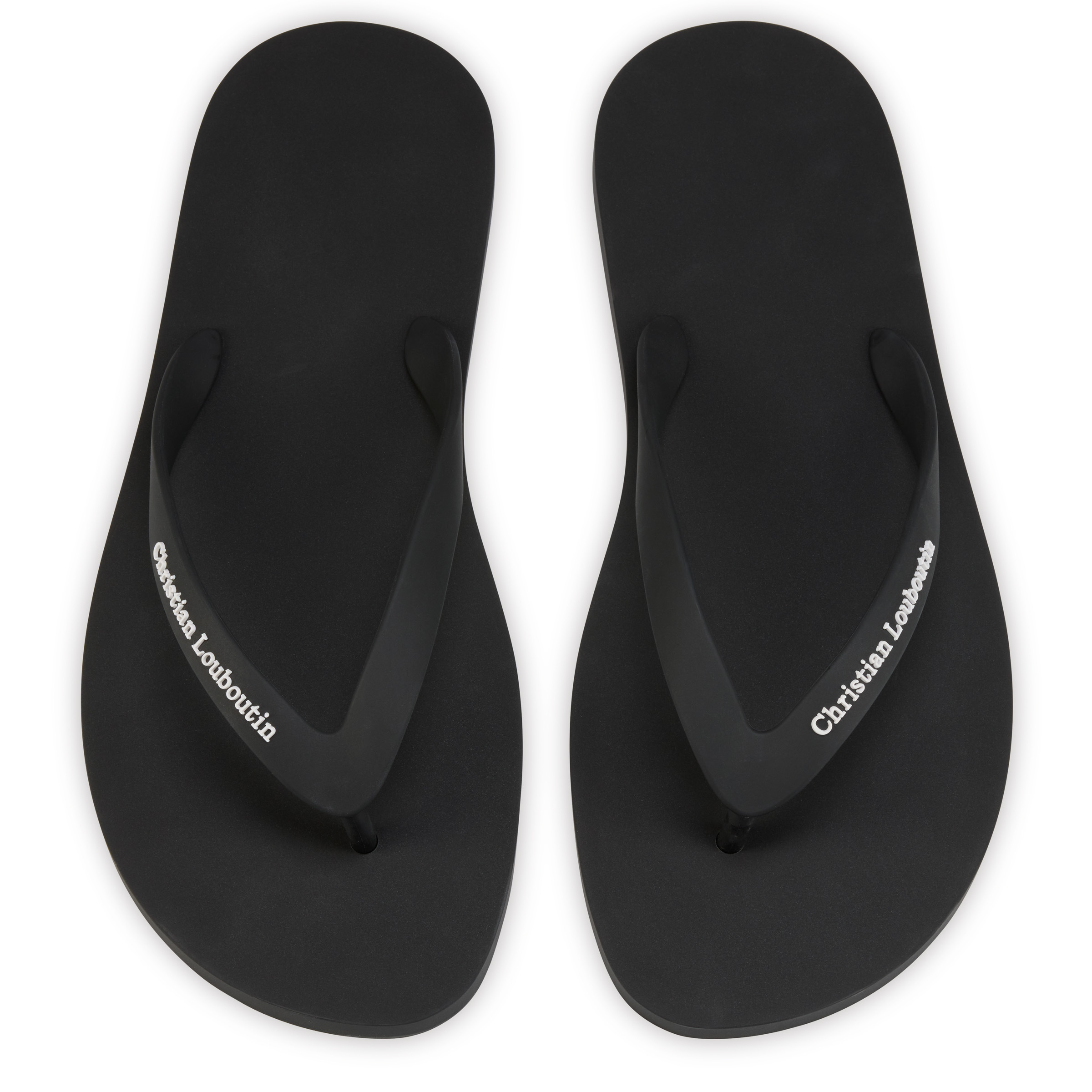 Christian Louboutin ブラック サンダル　44サイズ The Christian Louboutin Summer - Thongs - Rubber - Black - Men