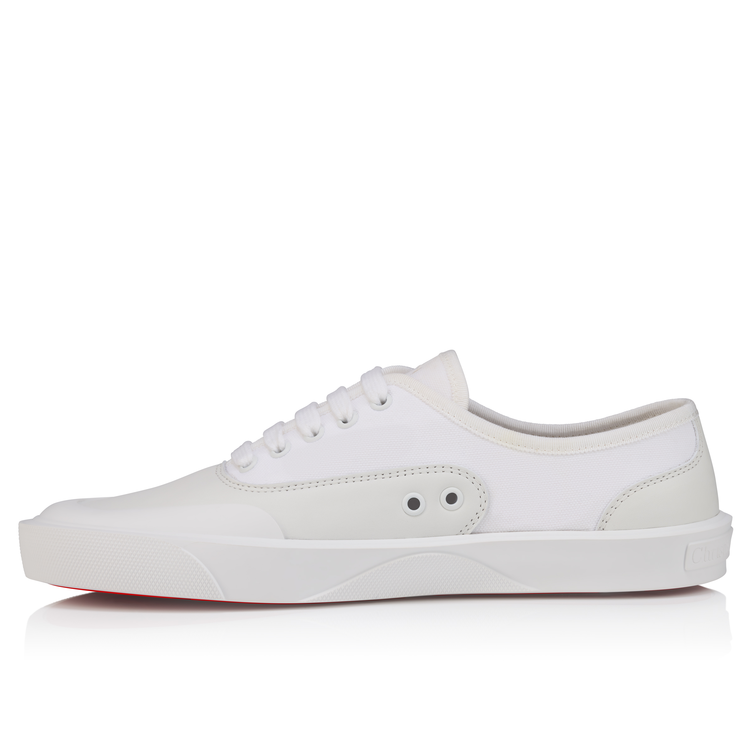 Tactical Skate - Sneakers - Calf leather and cotton - White - Men