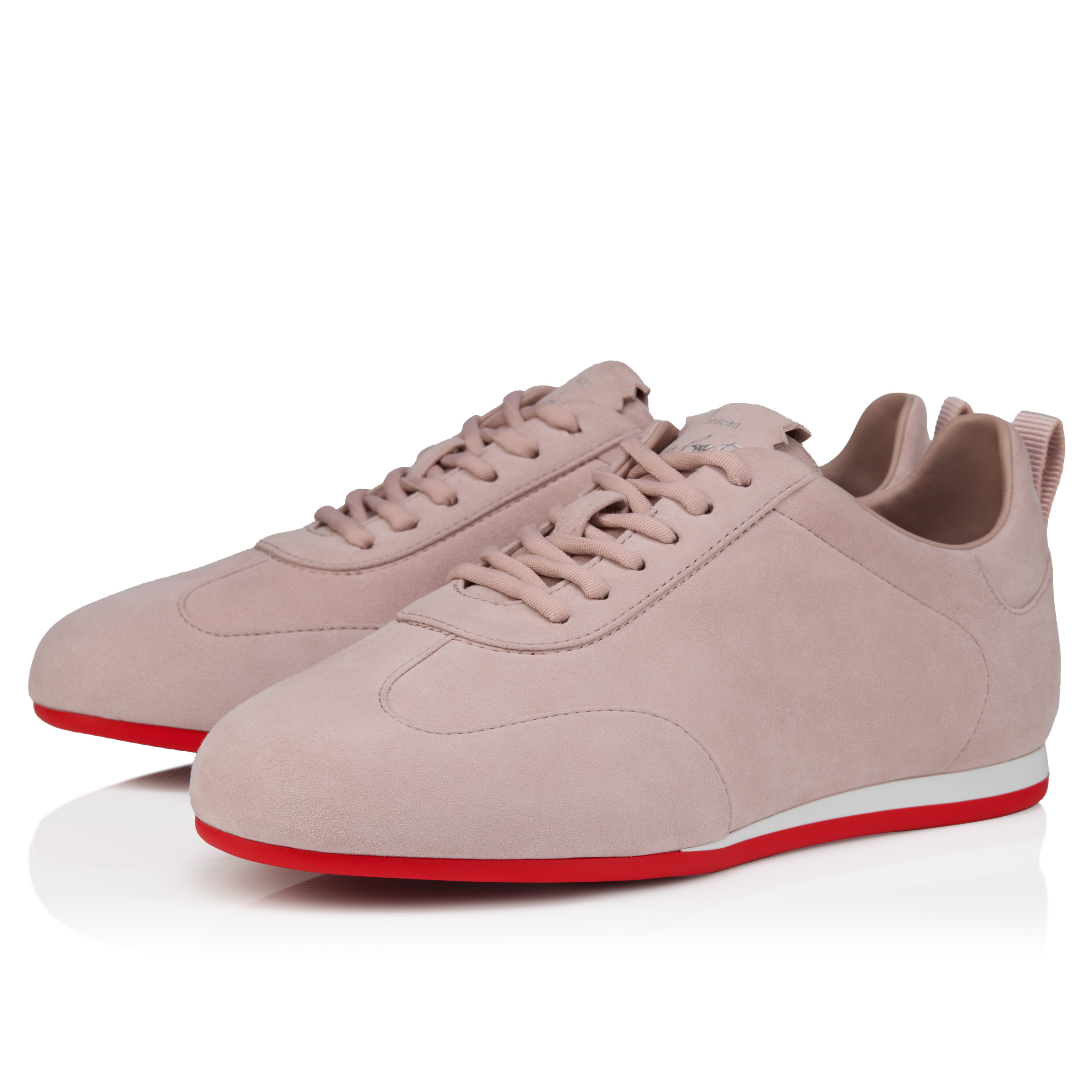 Christian Louboutin レズュノワールセヴィジャーナ 600 Eleonora Flex - Sneakers - Reversed suede - Vintage Rose - Women