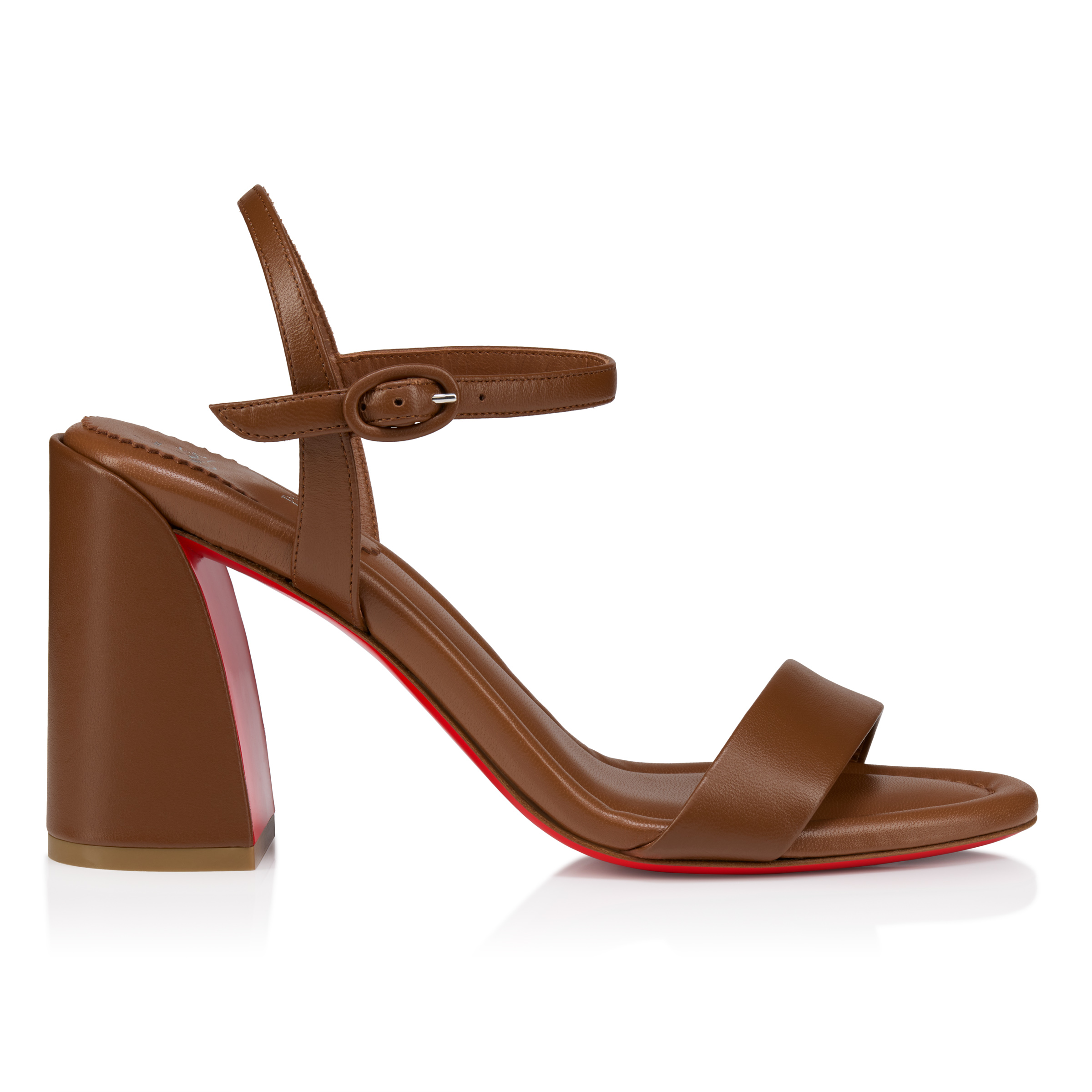 Jane Sandal - 85 mm Sandals - Lamb nappa leather - Cuoio - Women