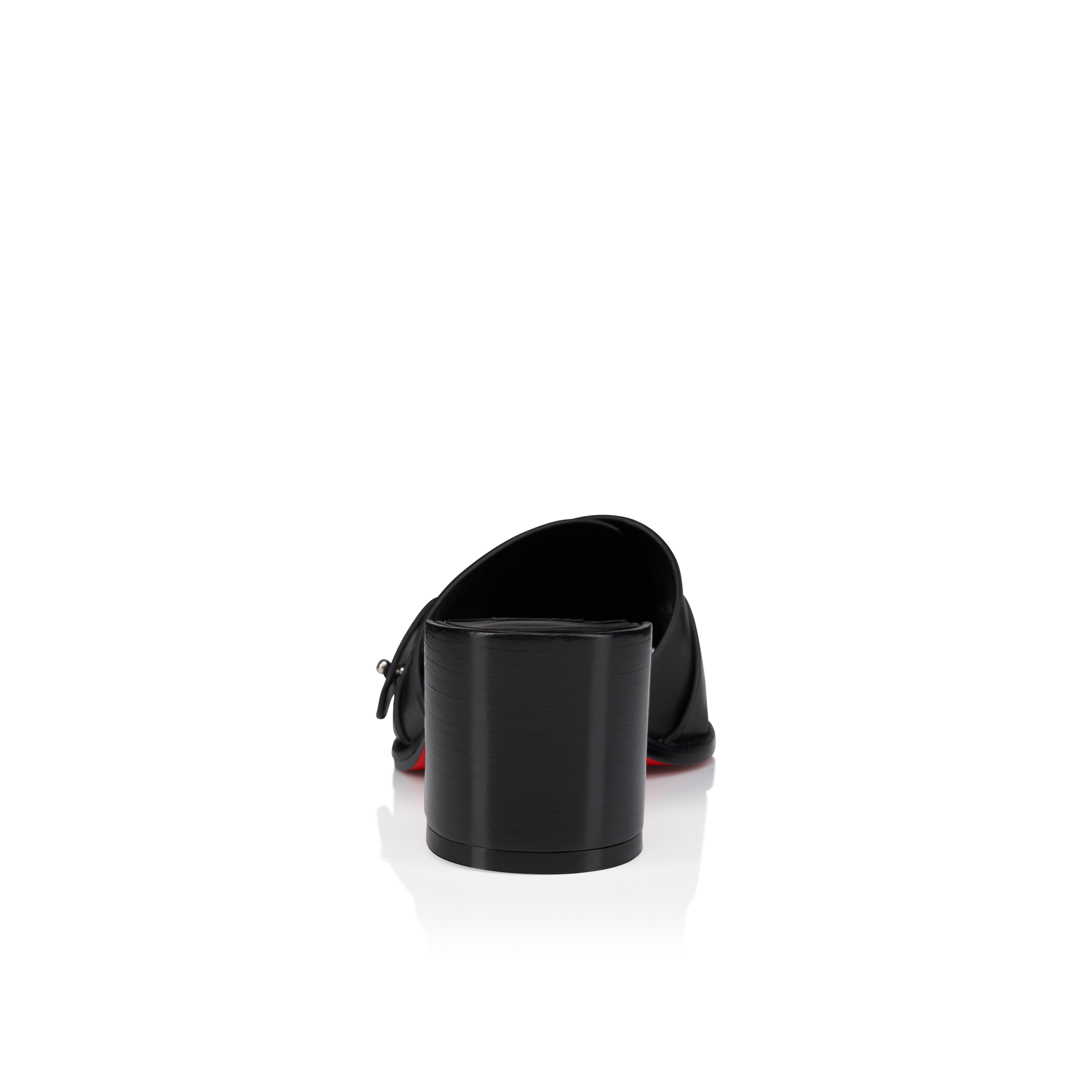 Her In Roma Mule - 55 mm Mules - Waxed calf leather - Black