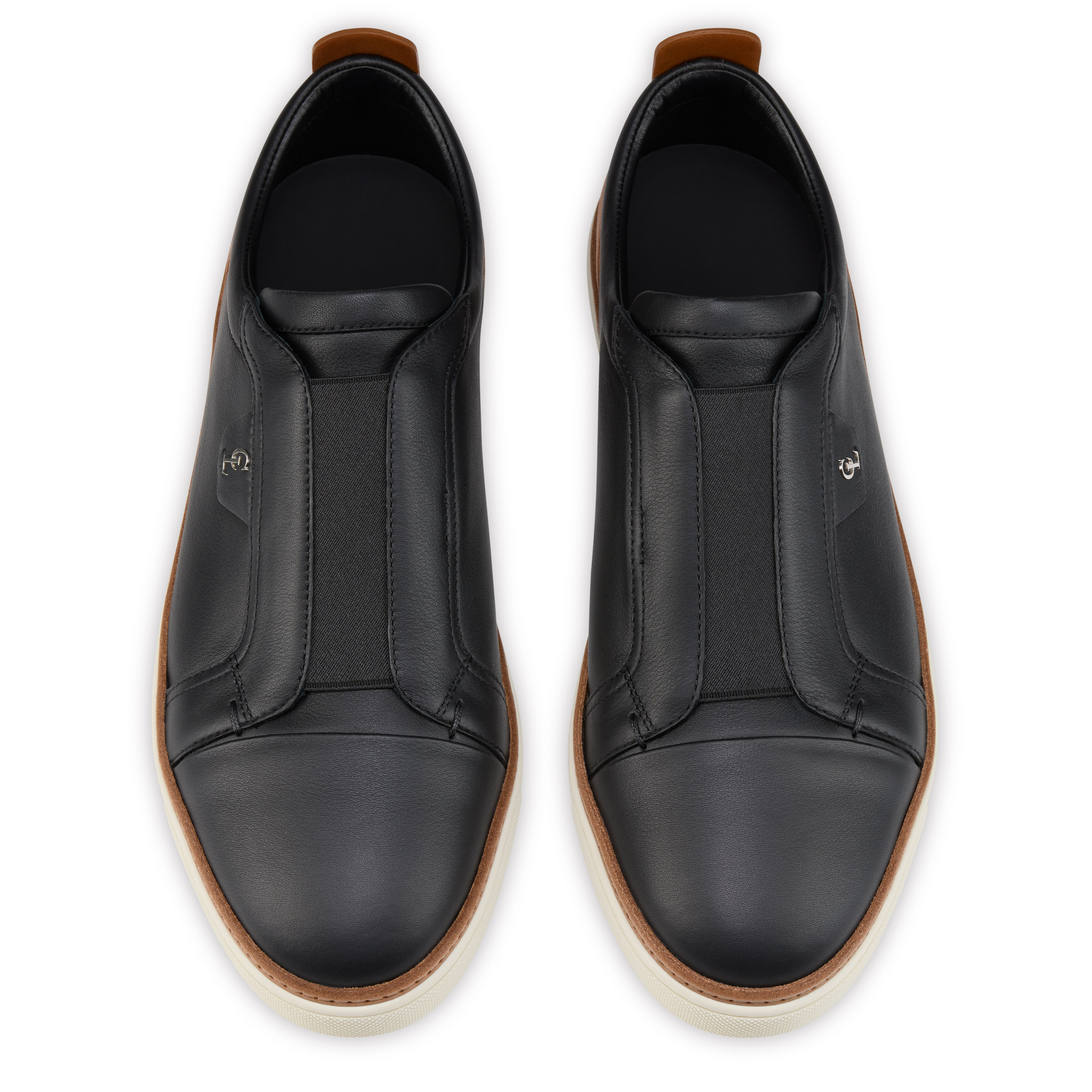 Marcontonio - Sneakers - Calf leather - Black - Men - Christian